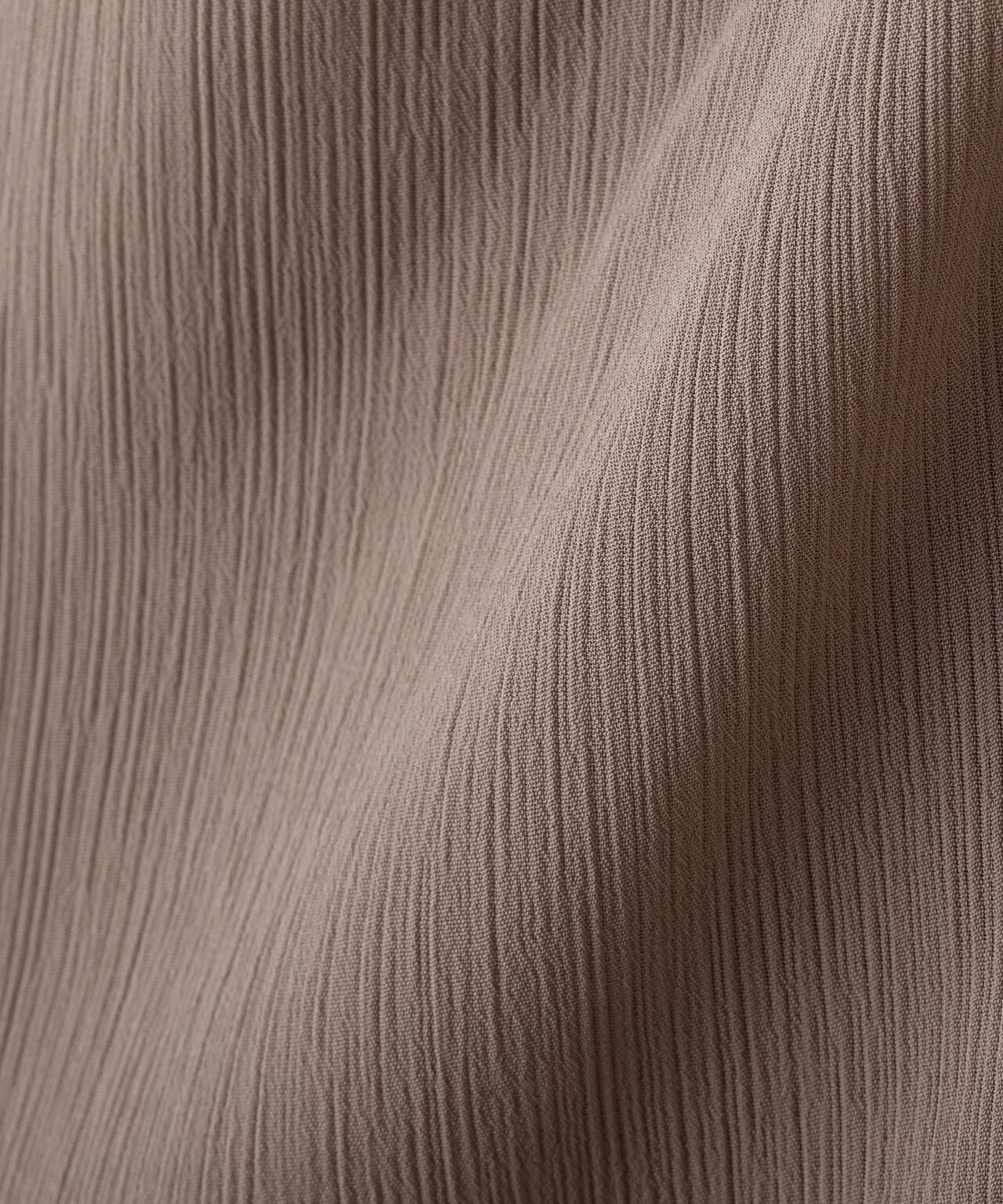 楊柳アシメブラウス【ブラウン:WEB限定】