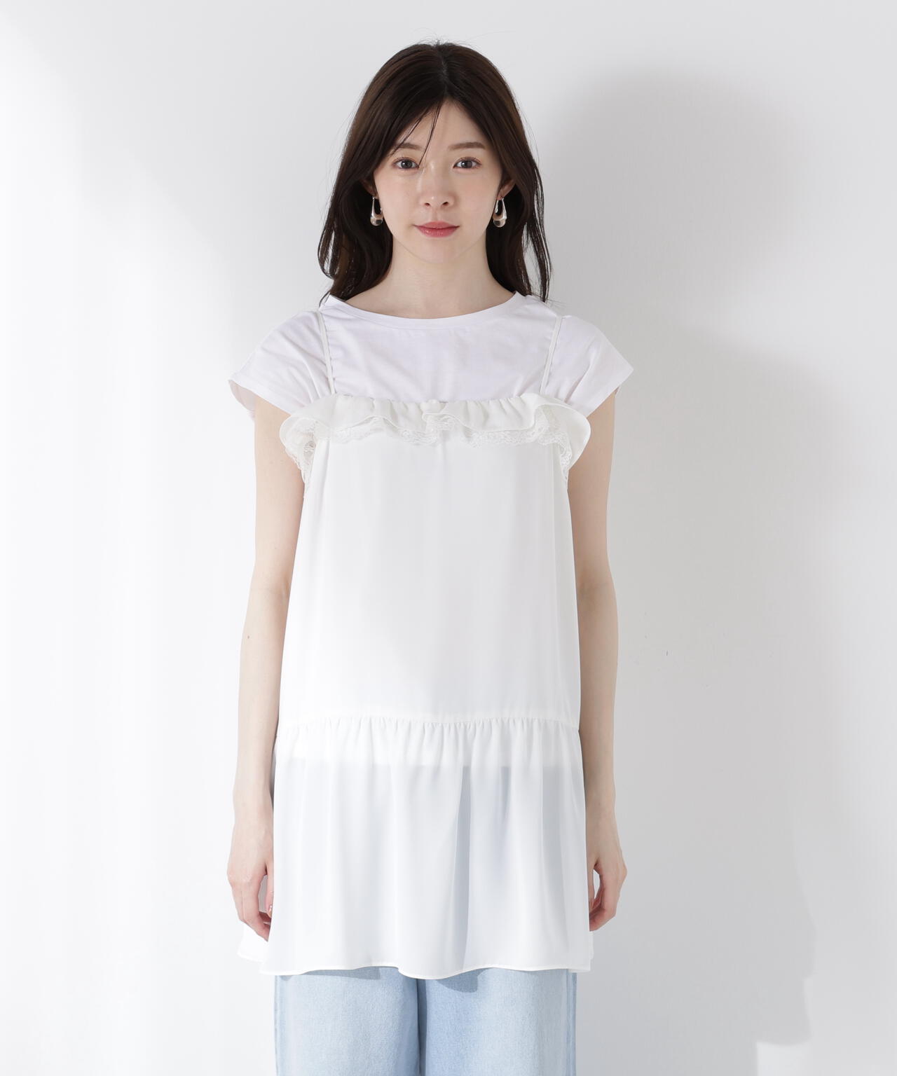 フリルチュニック