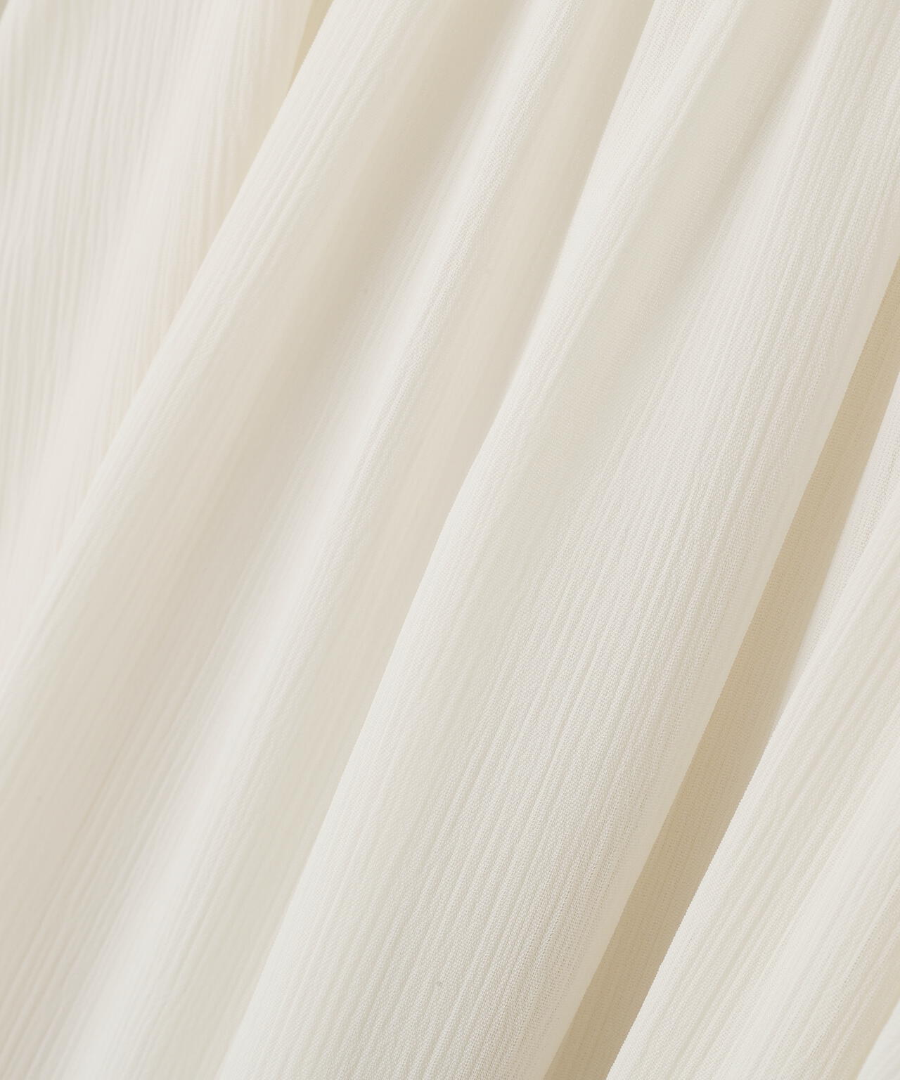 ベルト付楊柳ブラウス