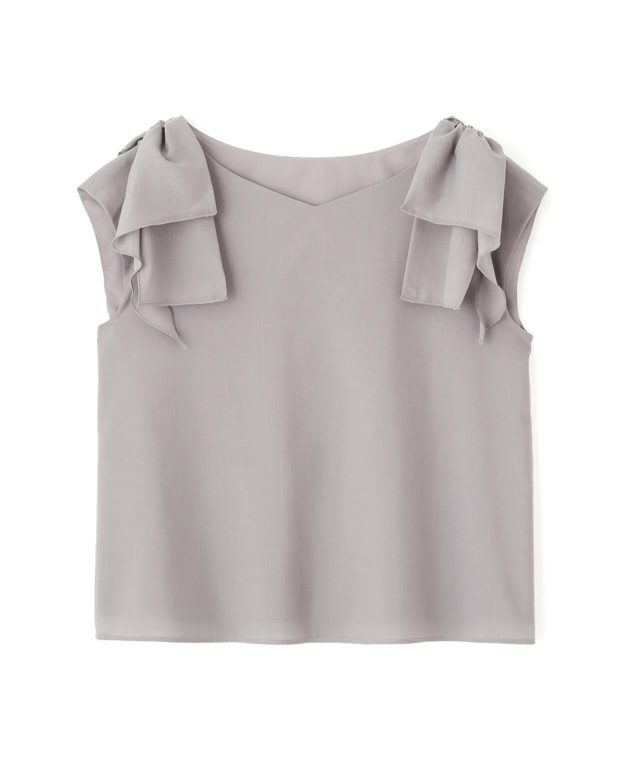 ショルダーリボンブラウス