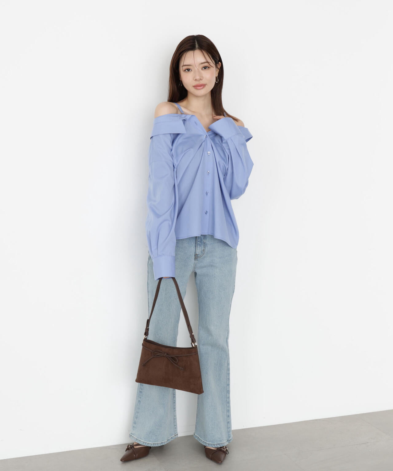 【松川星さん着用】2wayシャツ