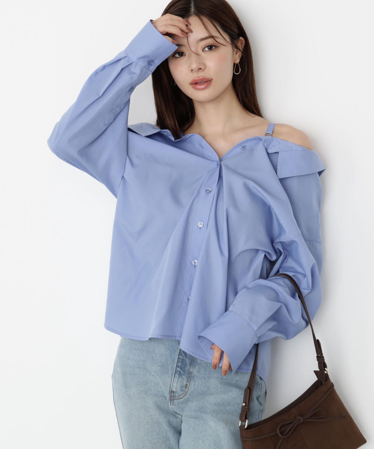 【松川星さん着用】2wayシャツ