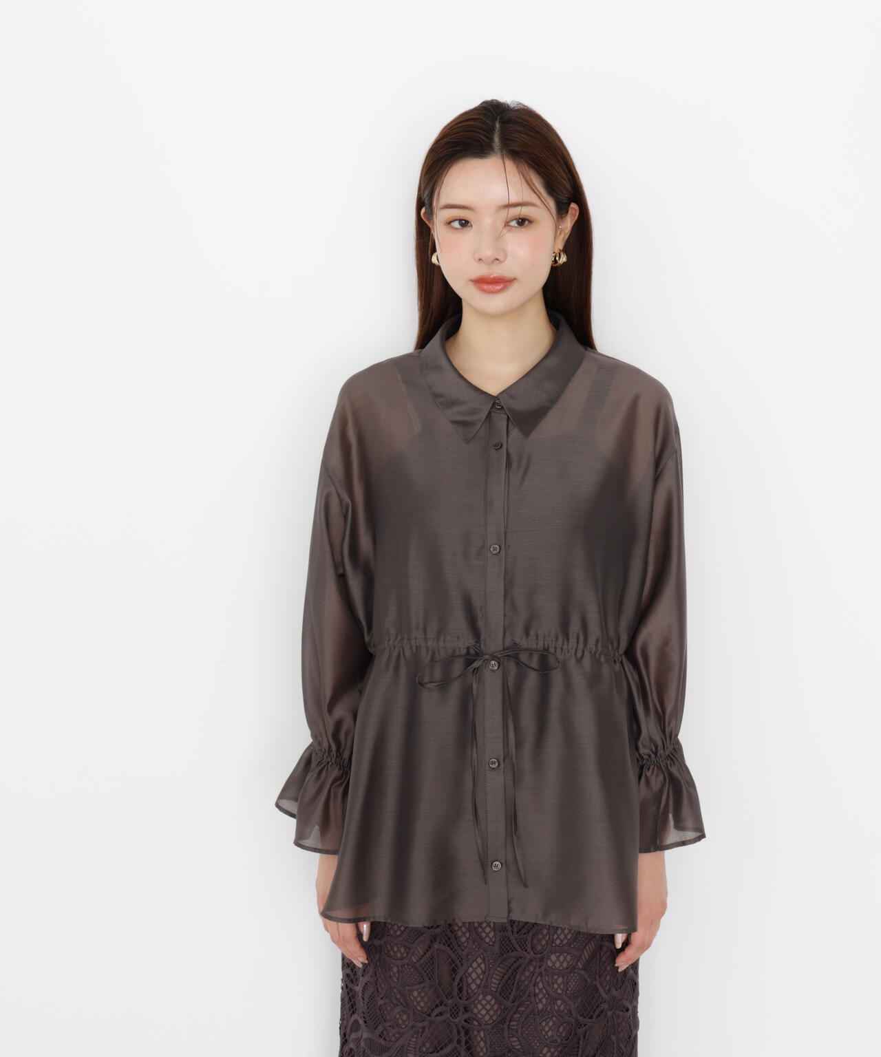 <ハンドウォッシャブル>2wayシャツチュニックセット