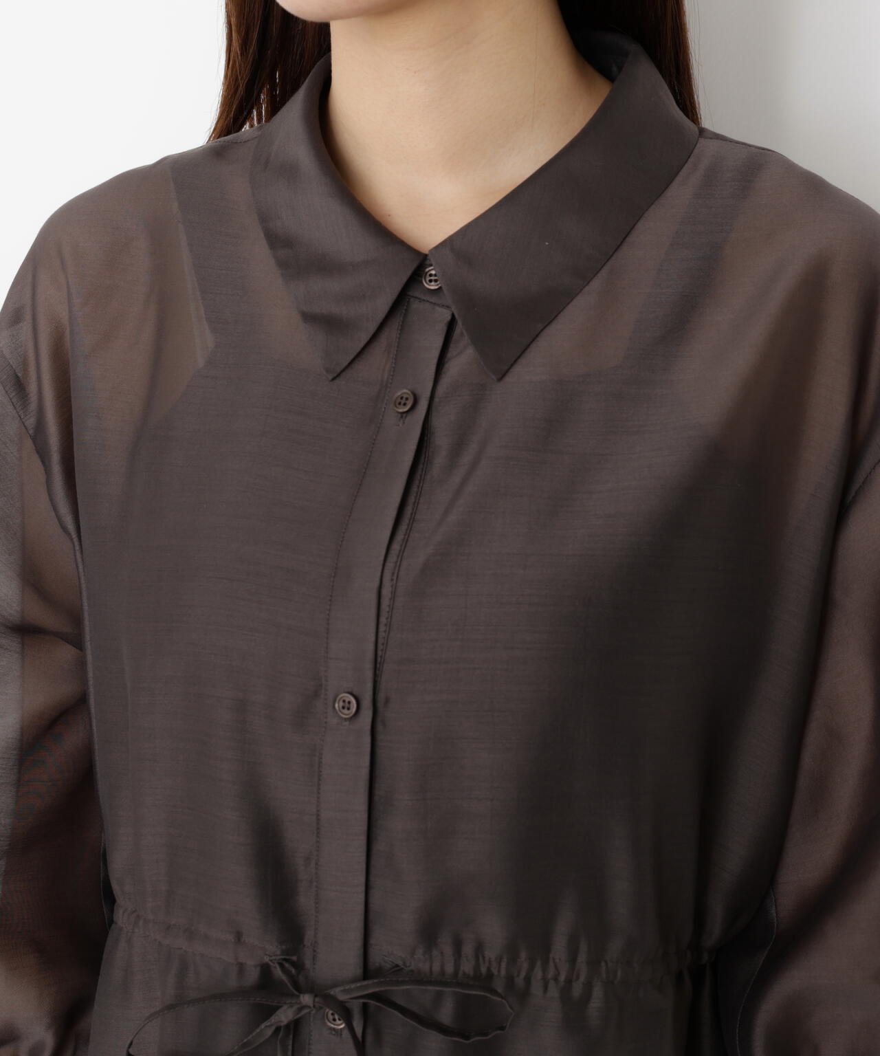 <ハンドウォッシャブル>2wayシャツチュニックセット