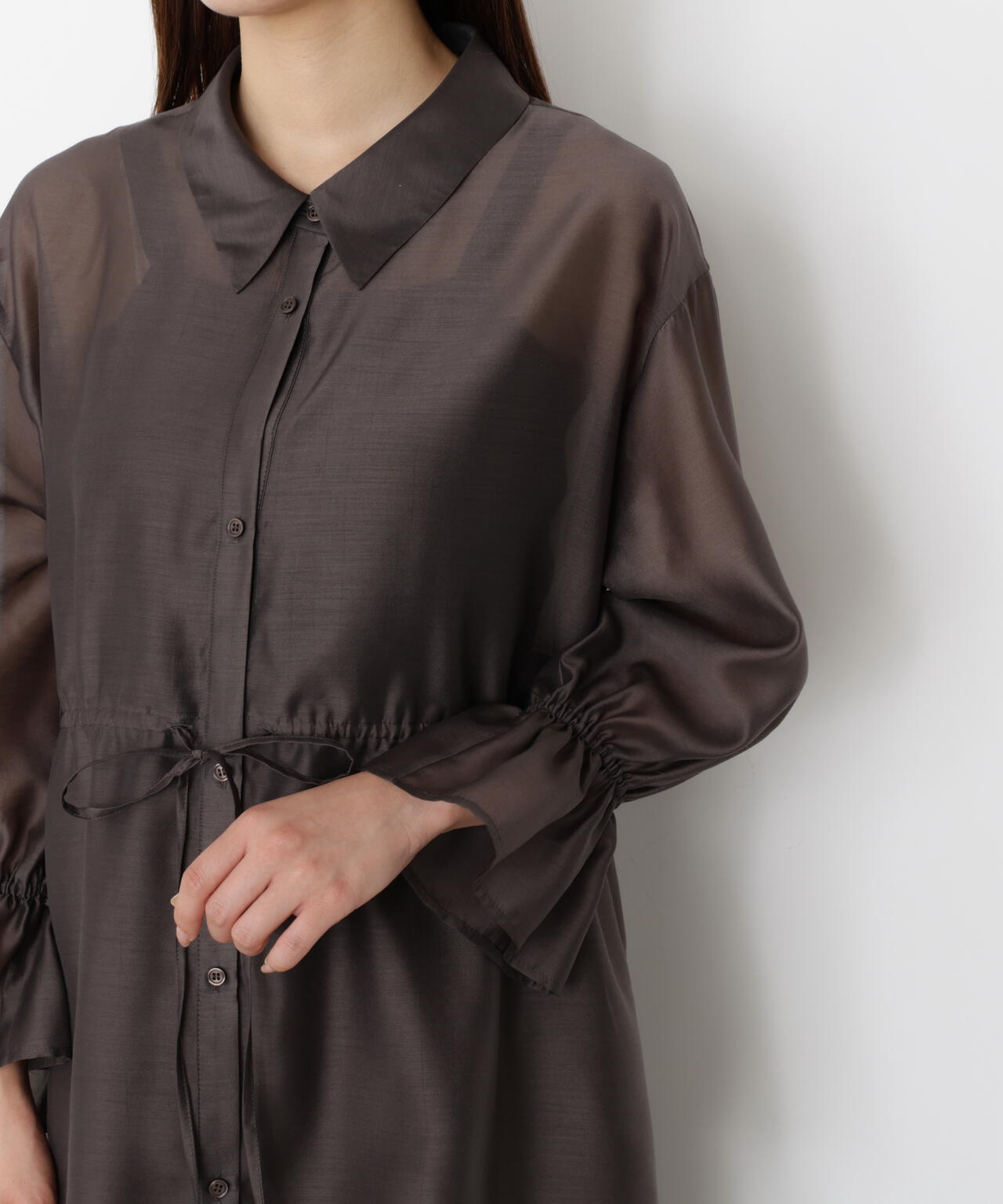 <ハンドウォッシャブル>2wayシャツチュニックセット