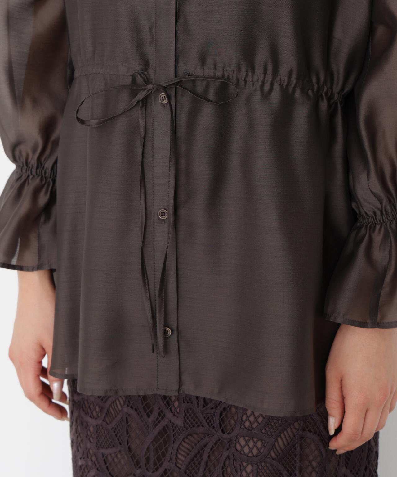 <ハンドウォッシャブル>2wayシャツチュニックセット