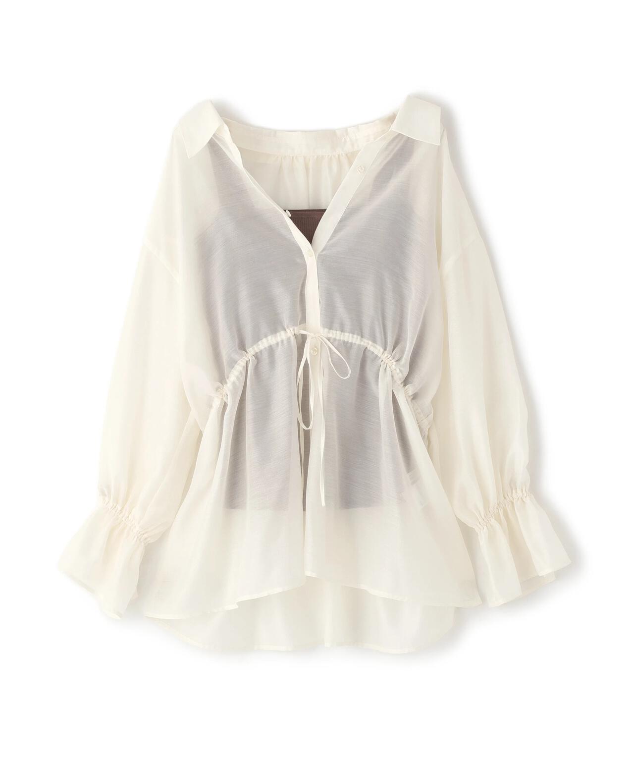 <ハンドウォッシャブル>2wayシャツチュニックセット