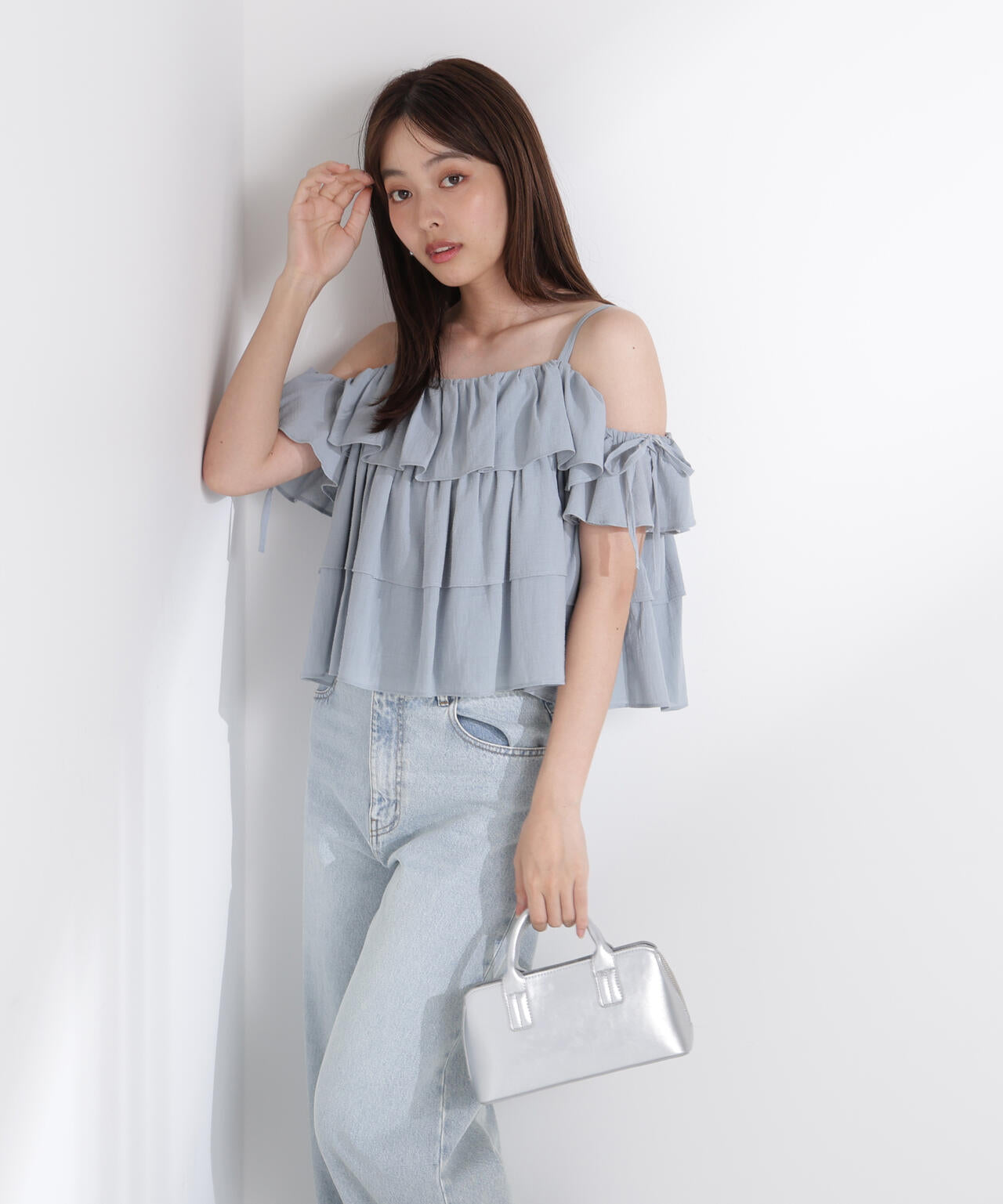 《EDIT COLOGNE》ティアードキャミブラウス