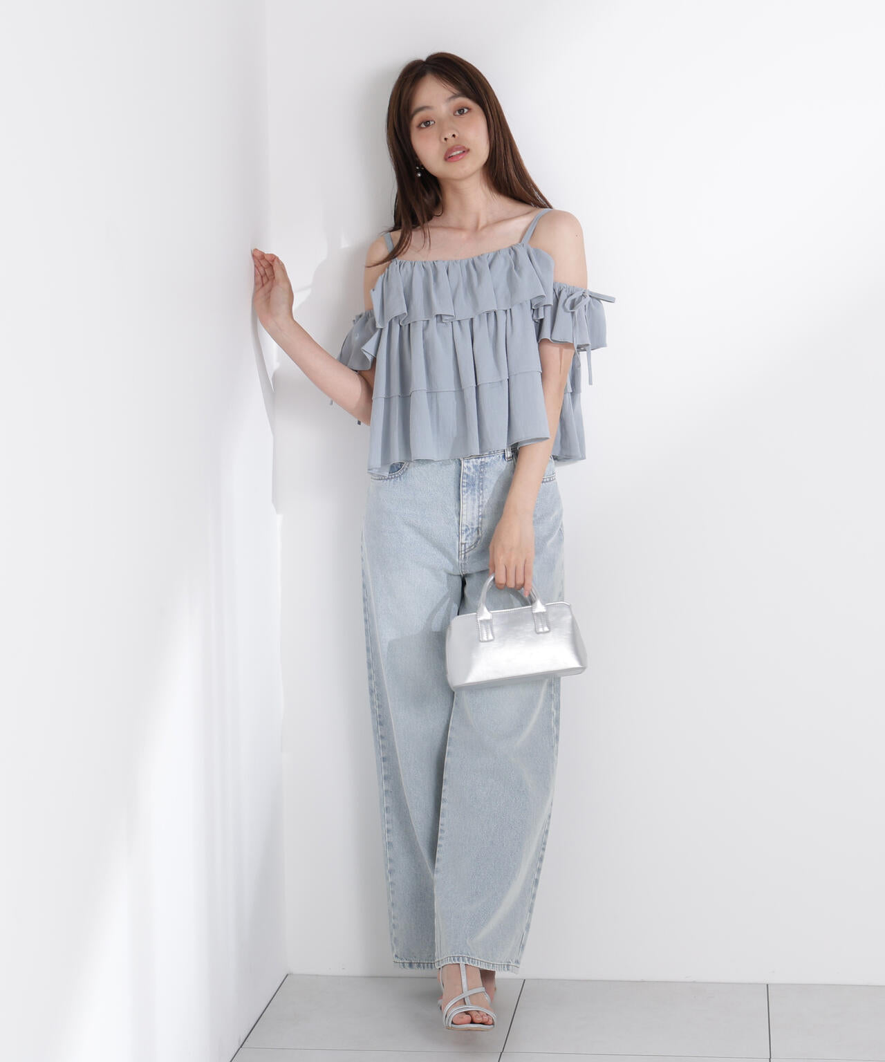 《EDIT COLOGNE》ティアードキャミブラウス