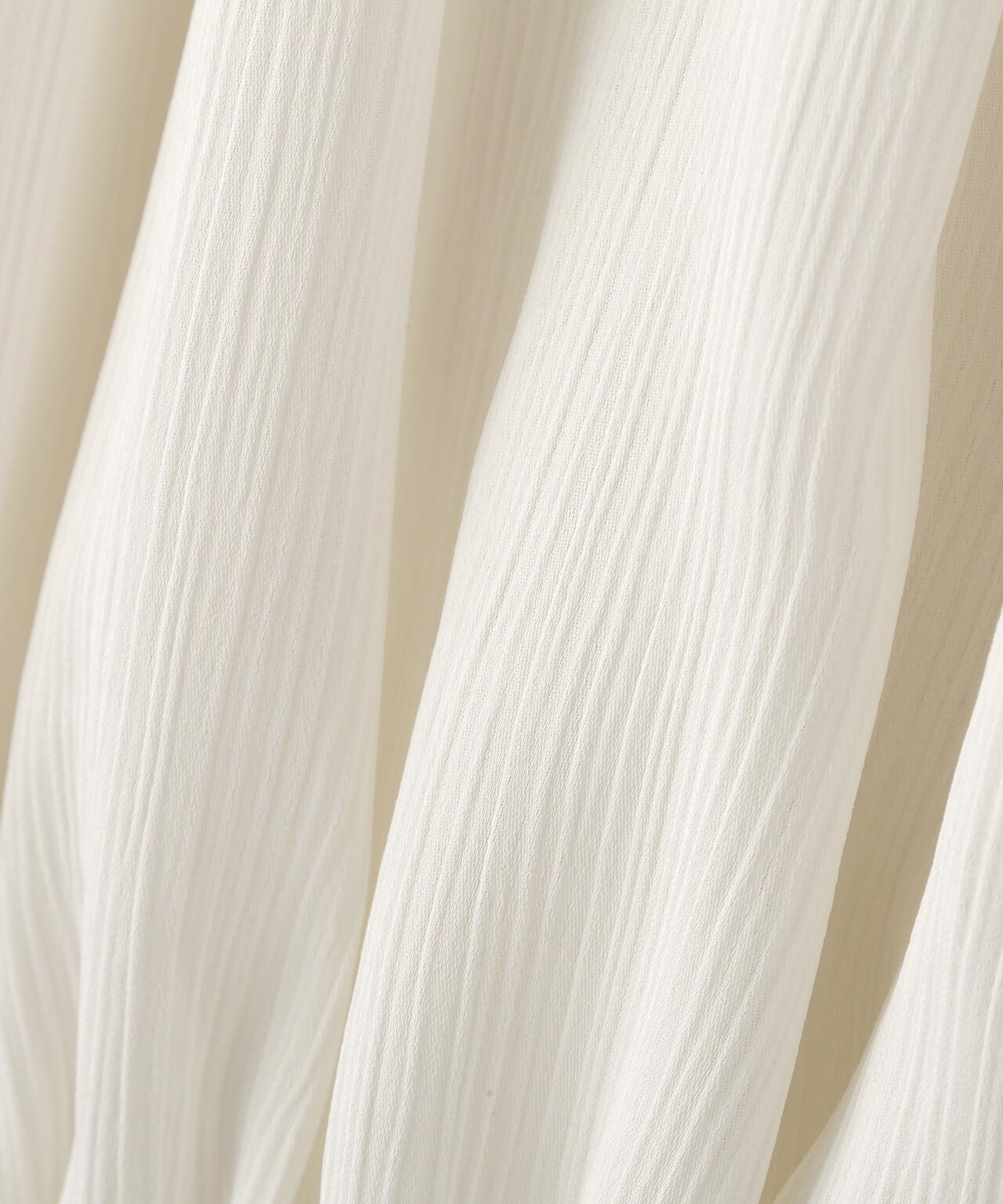 《EDIT COLOGNE》<ウォッシャブル>リボン付きオフショルブラウス