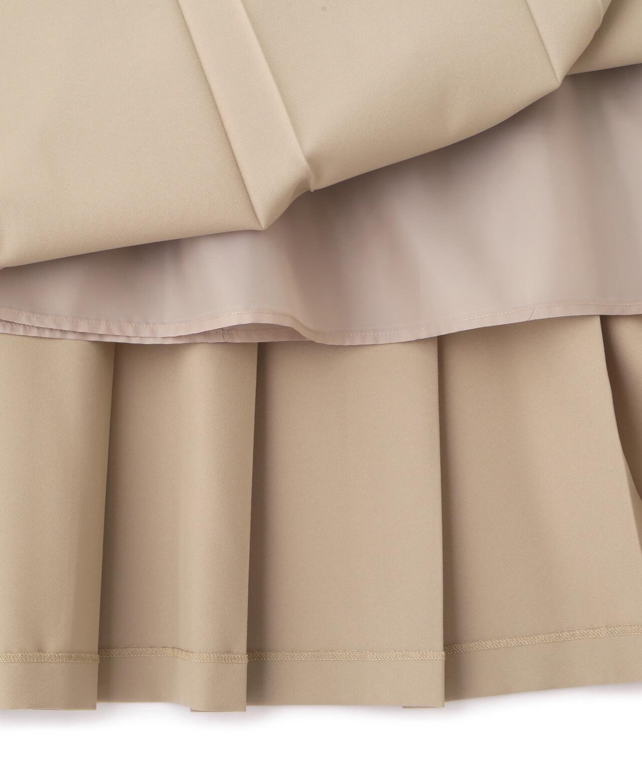 【青島心さん着用】プリーテッドスカート