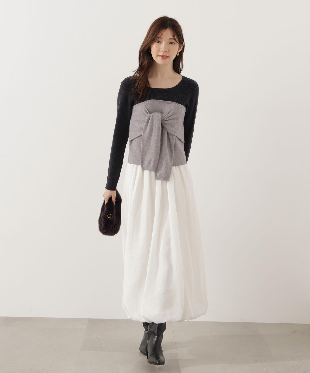 <ウォッシャブル>バルーンスカート