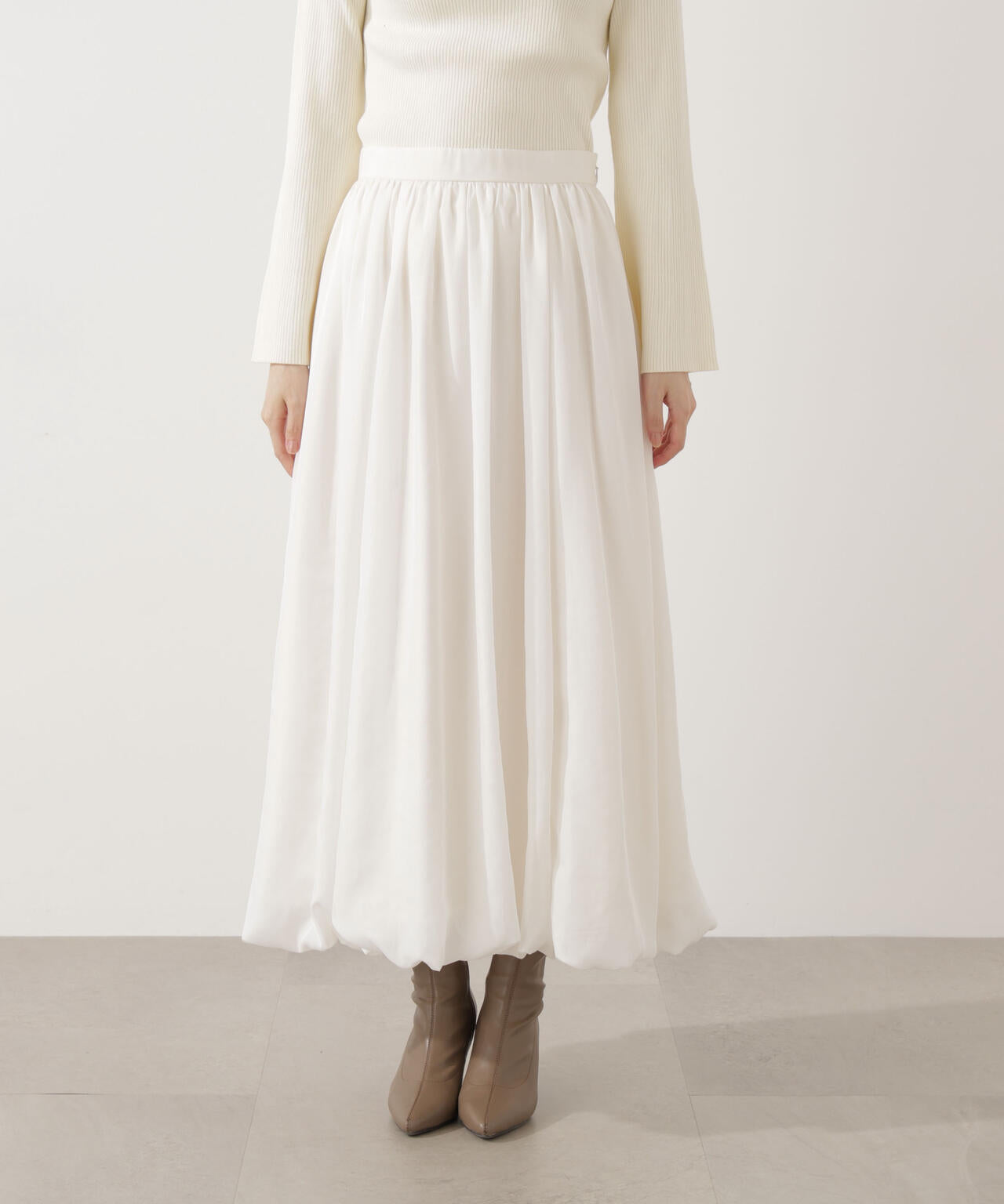 <ウォッシャブル>バルーンスカート