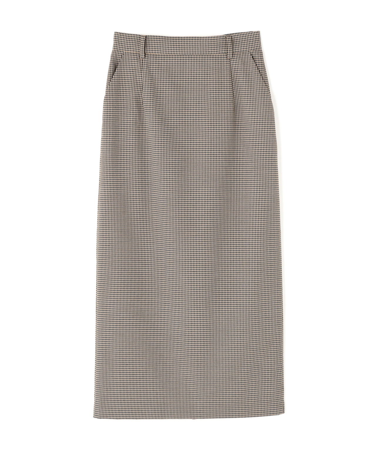 【加藤栞さん着用】ギンガムナロータイトスカート