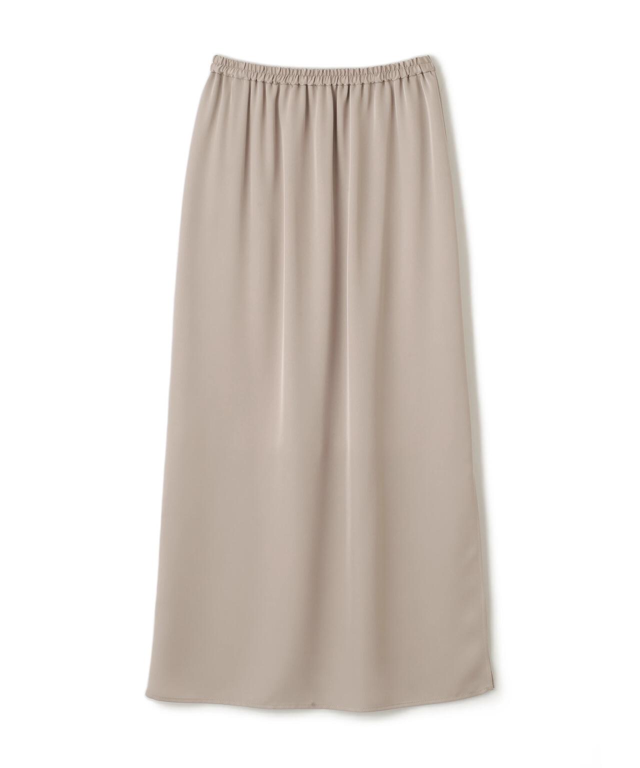 マットサテンスリットスカート