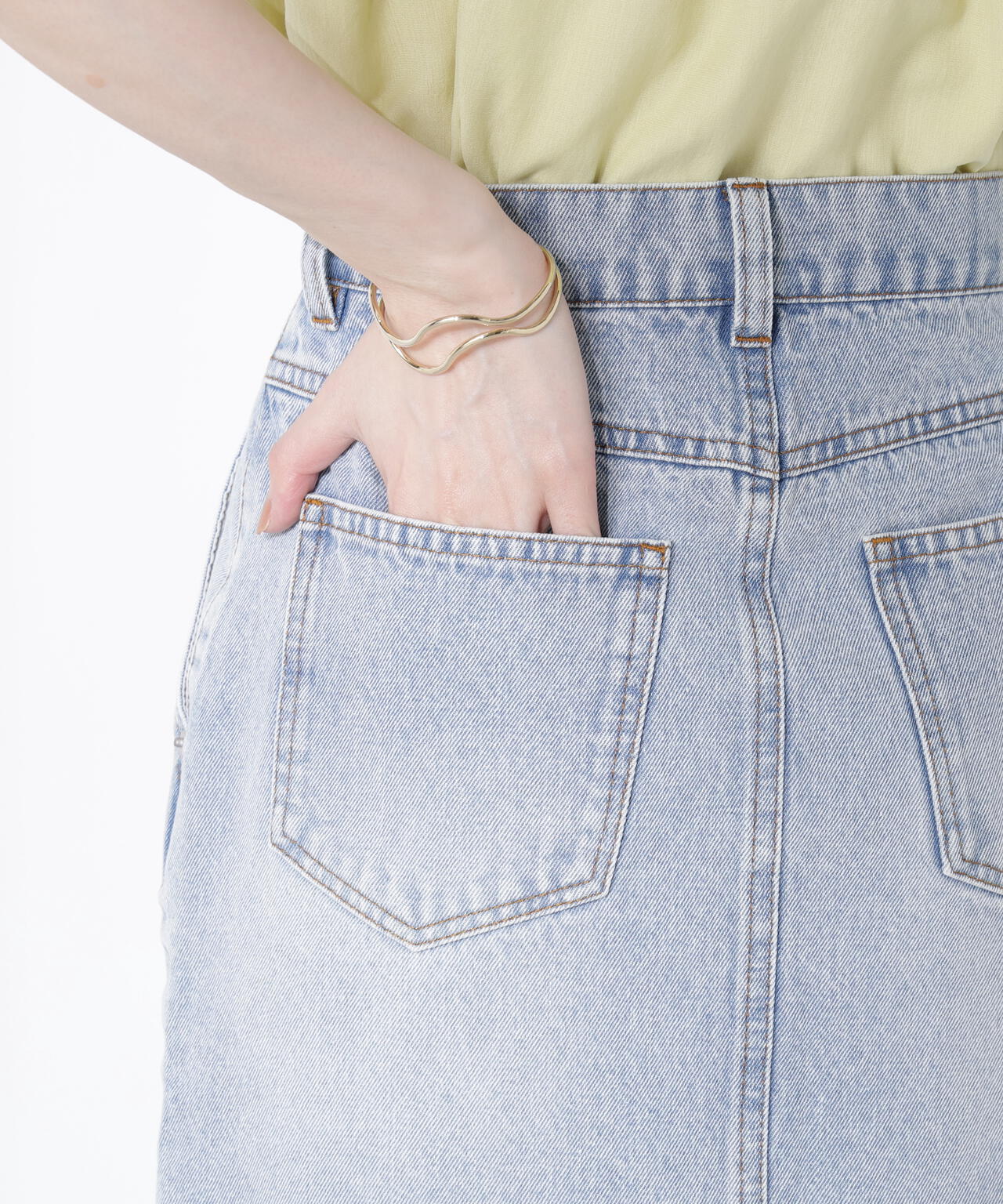 デニムナロースカート