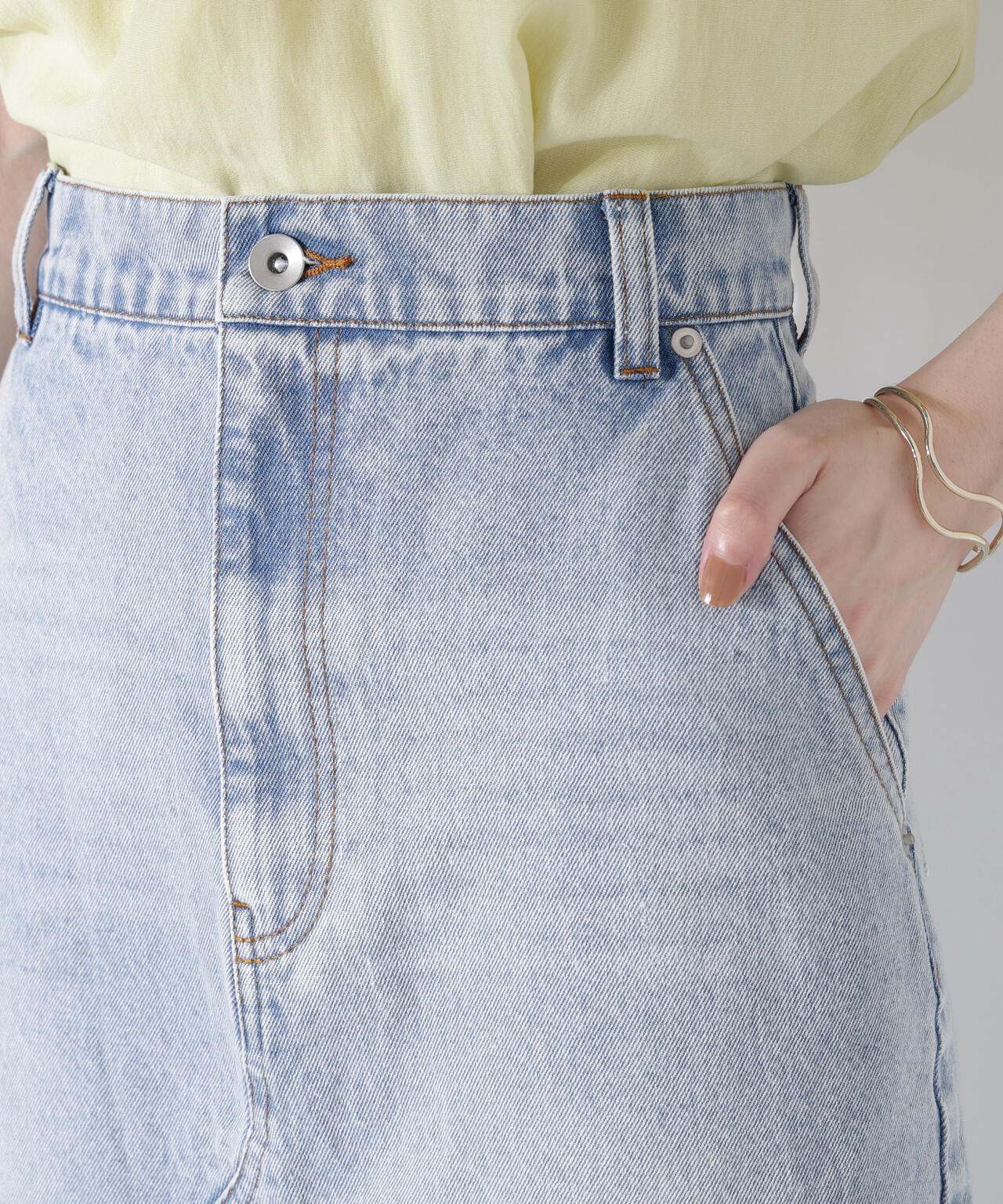 デニムナロースカート