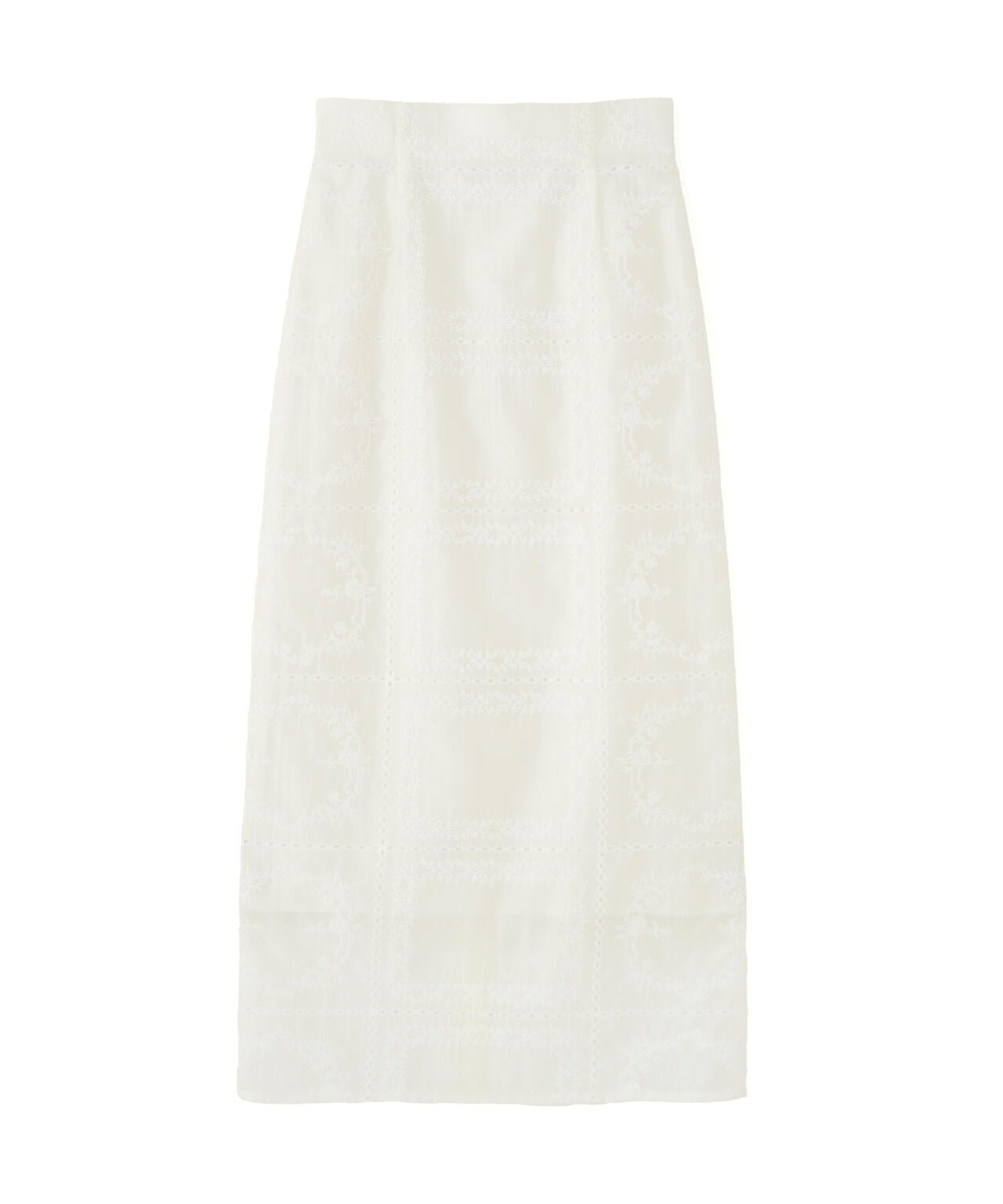 シアーパネルレーススカート