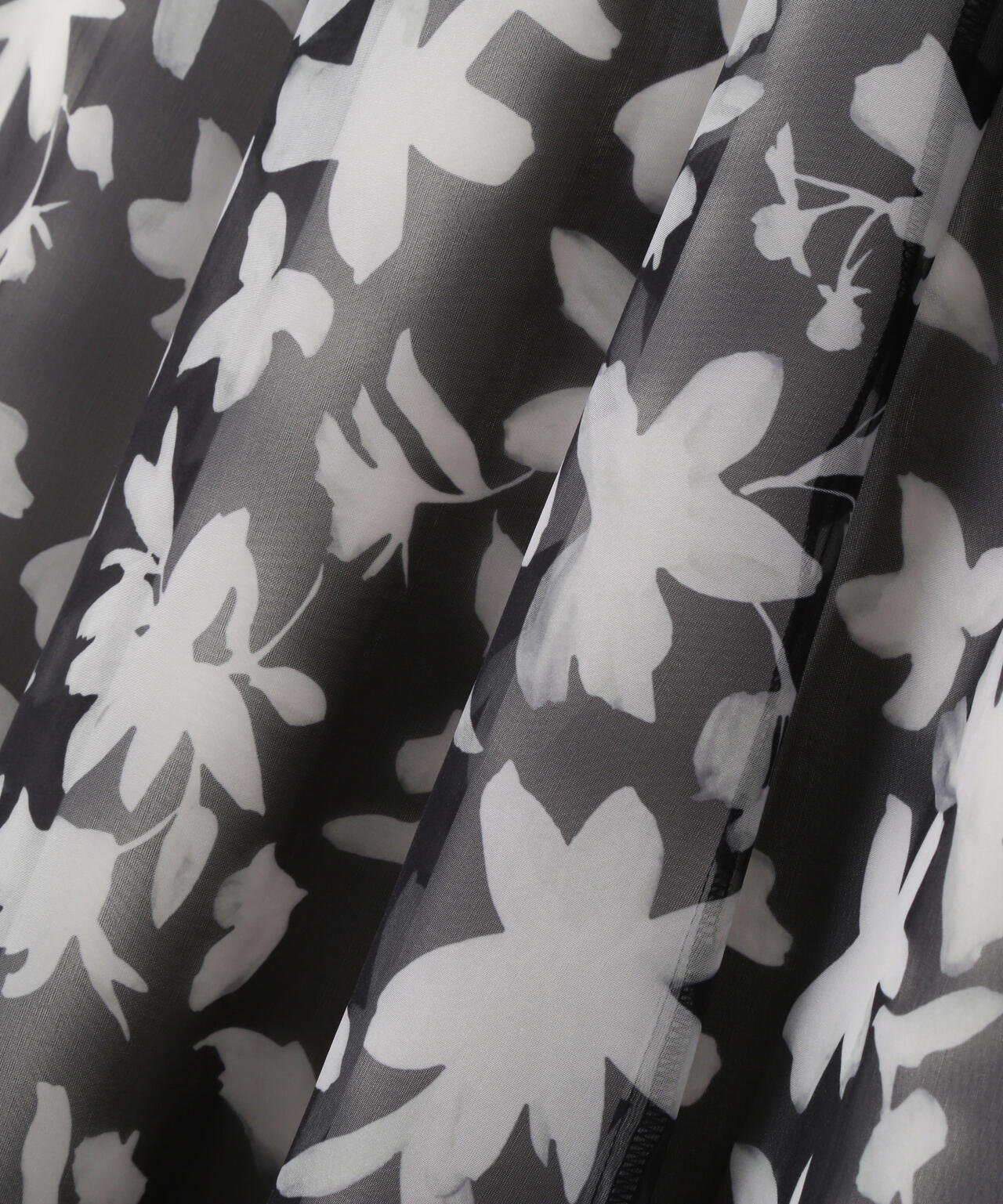 <ウォッシャブル>ペイントフラワースカート