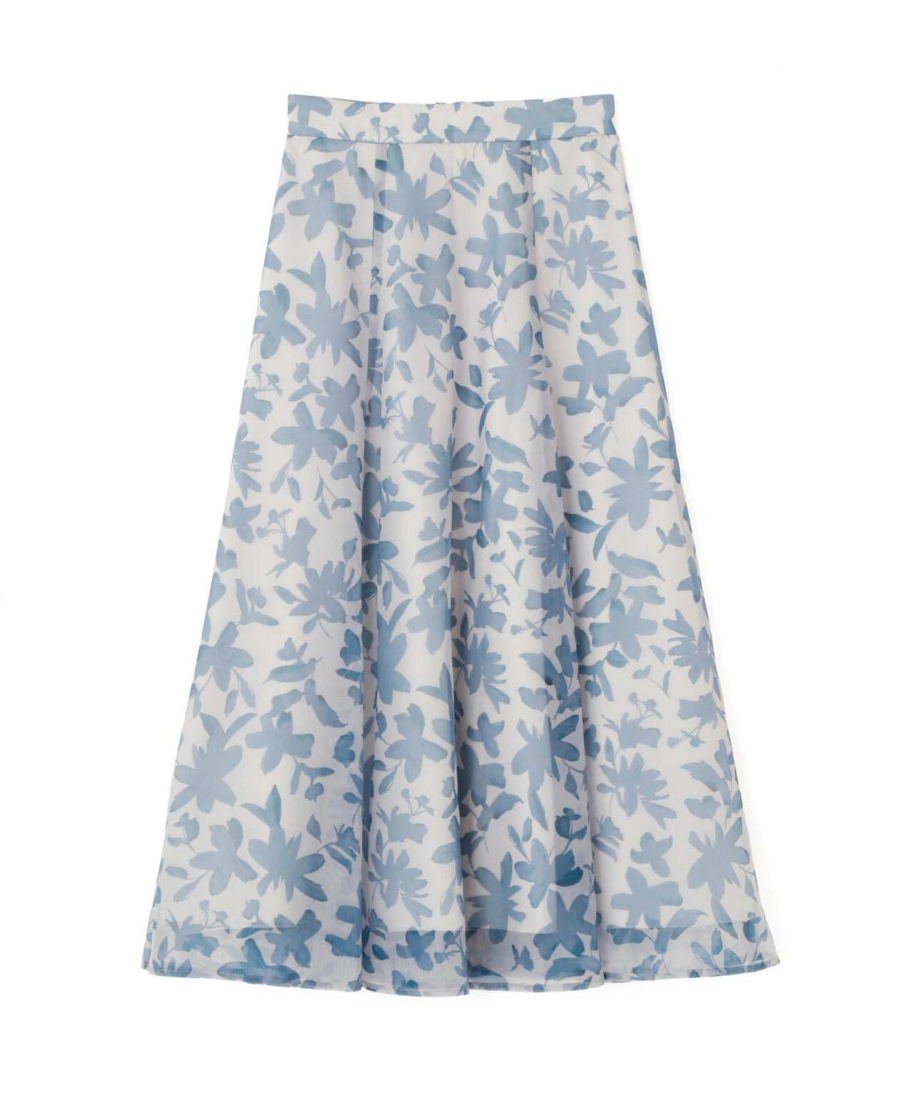 <ウォッシャブル>ペイントフラワースカート