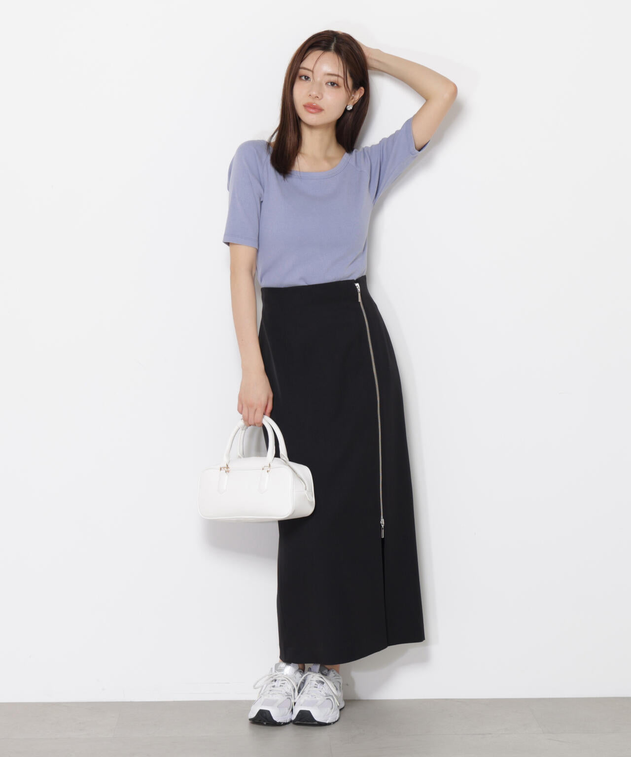 サイドファスナータイトスカート