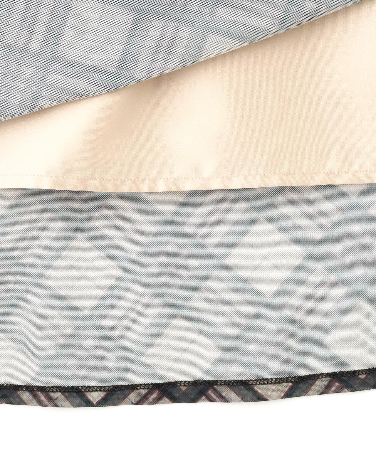 【松川星さん着用】チェックナロースカート