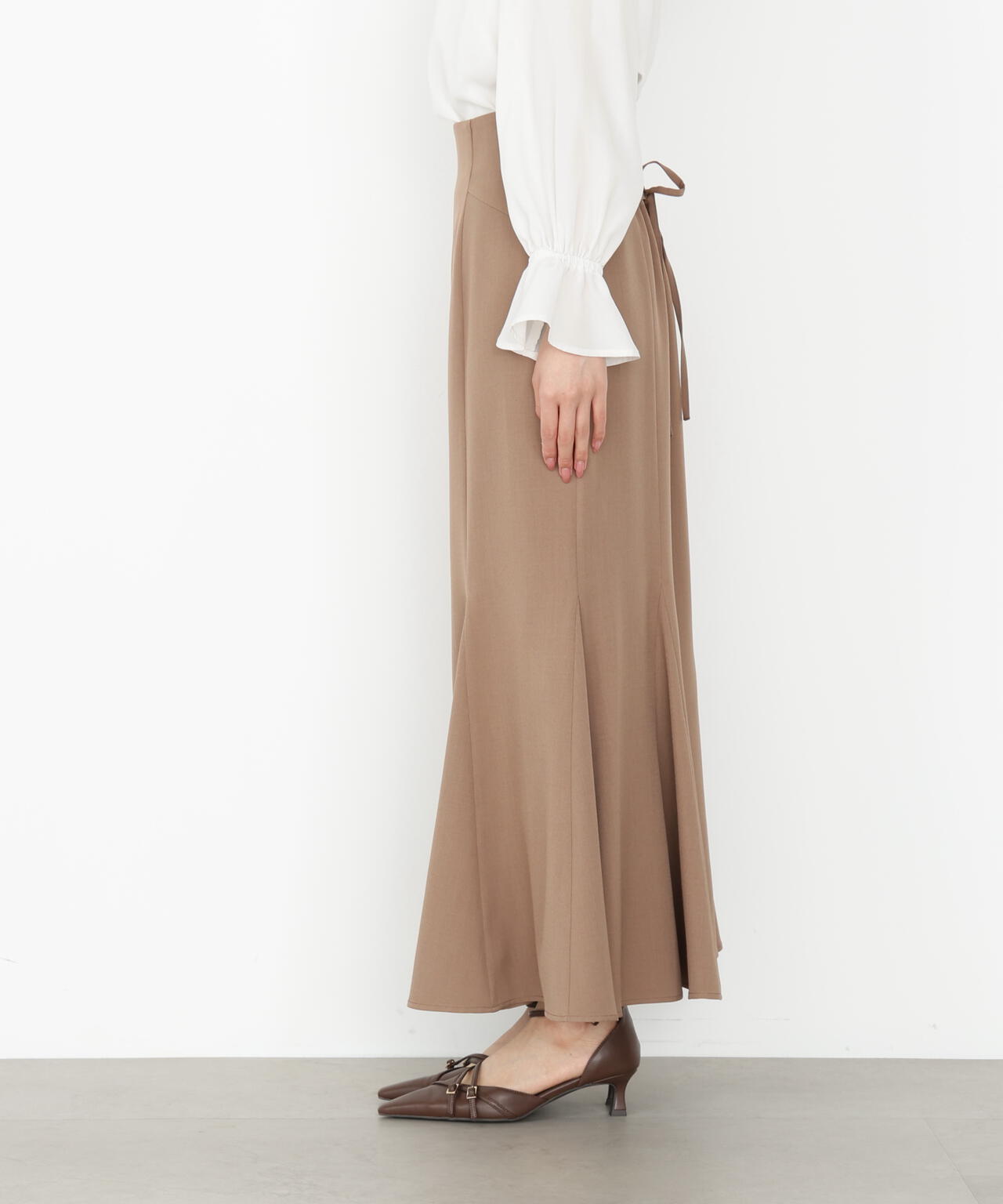 【松川星さん着用】バックレースアップマーメイドスカート