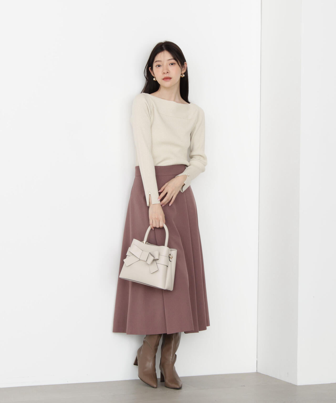 オータムフレアスカート