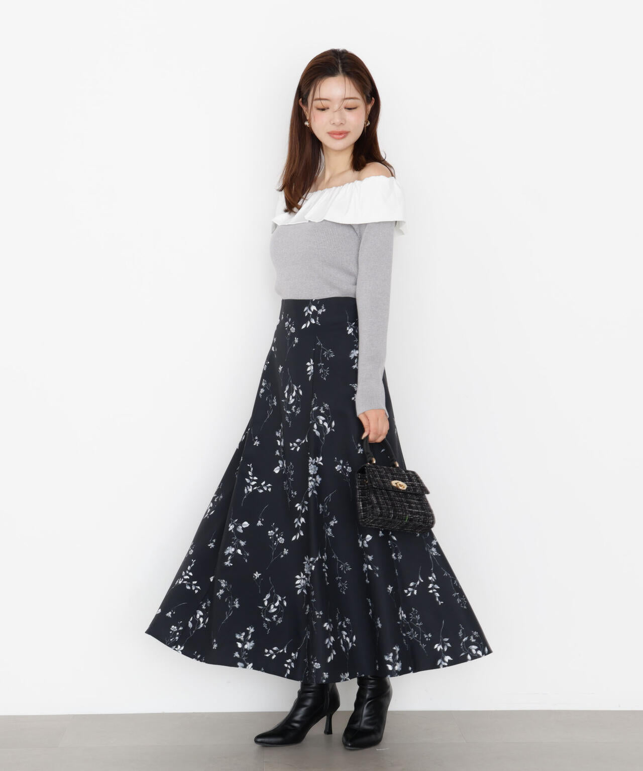 【松川星さん着用】Autumn Flower スカート
