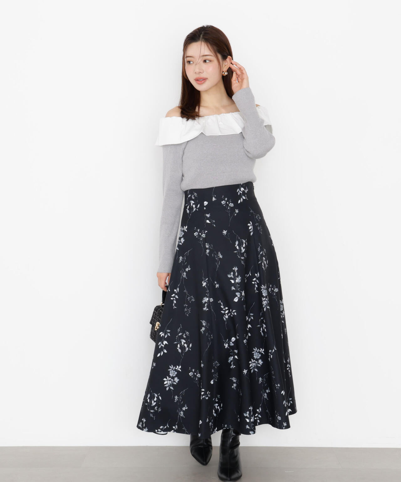 【松川星さん着用】Autumn Flower スカート