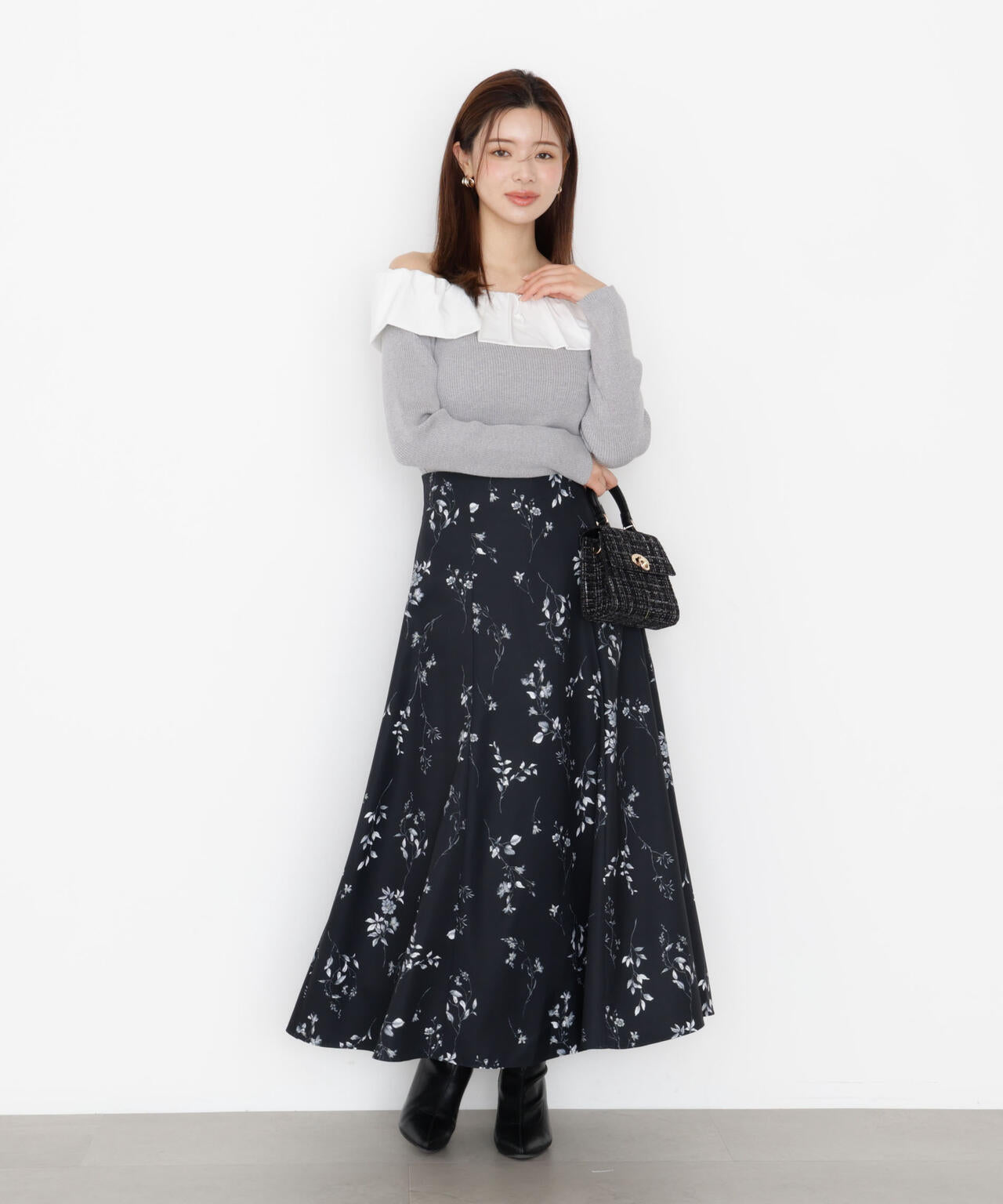 【松川星さん着用】Autumn Flower スカート