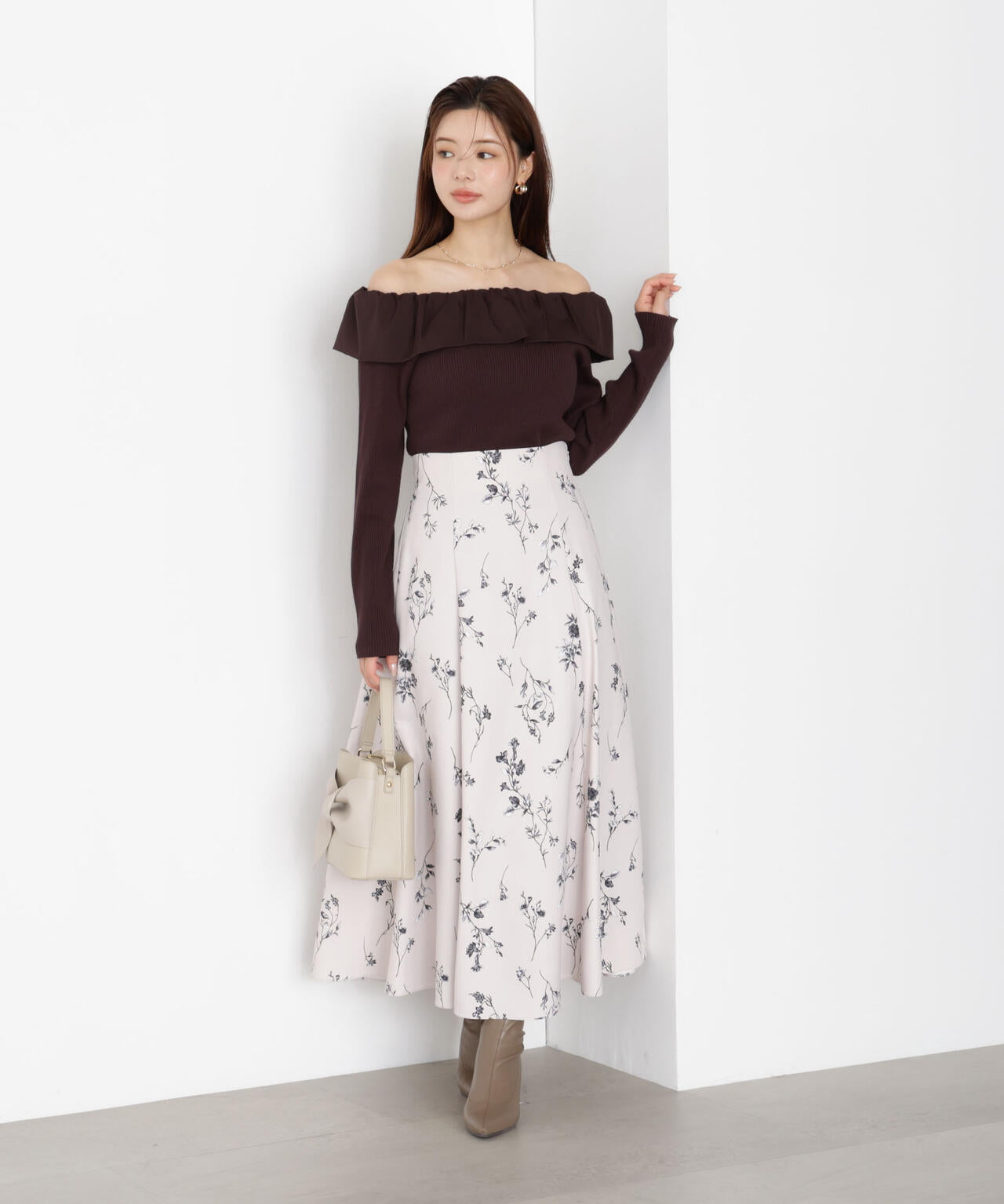 【松川星さん着用】Autumn Flower スカート