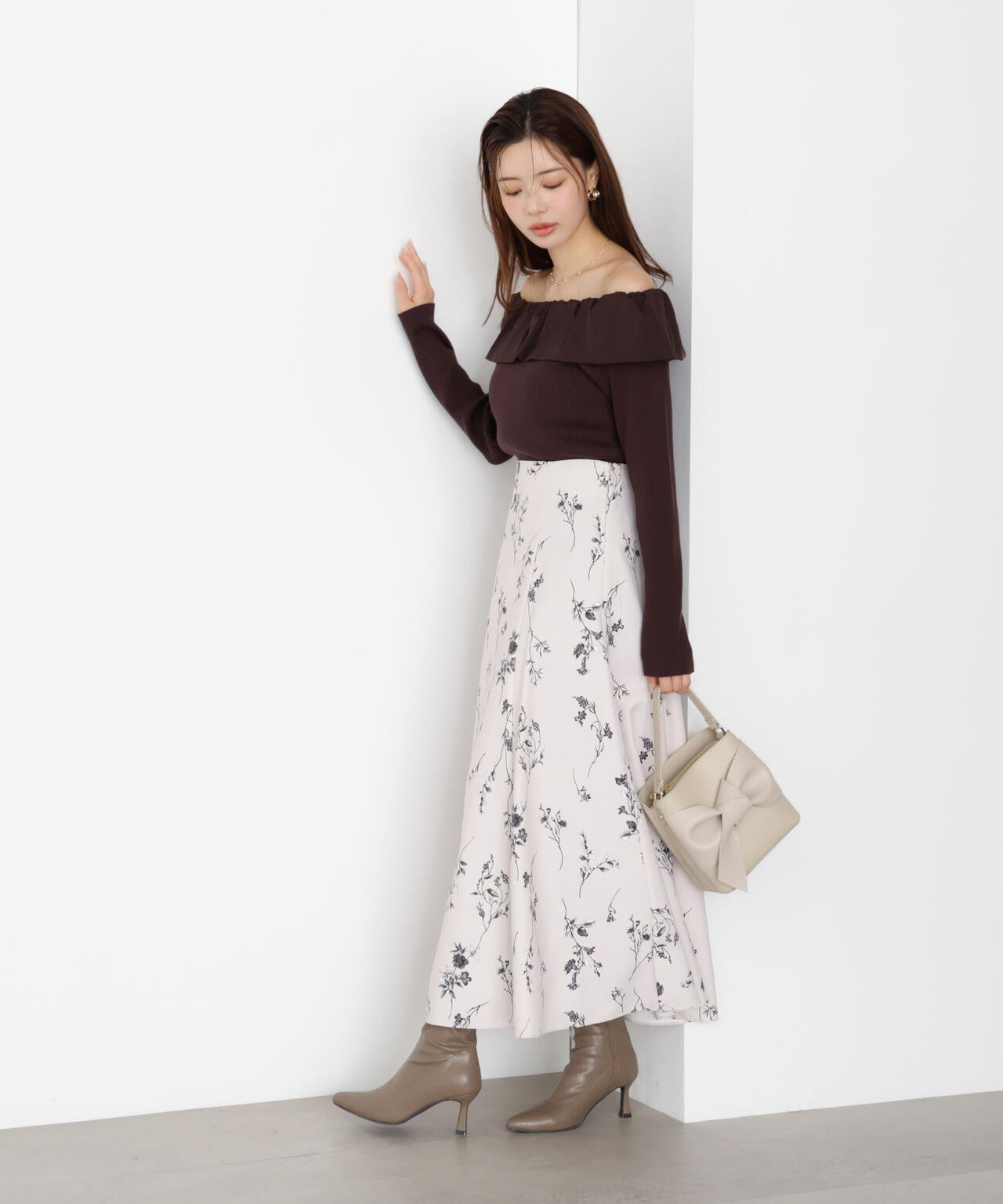 【松川星さん着用】Autumn Flower スカート