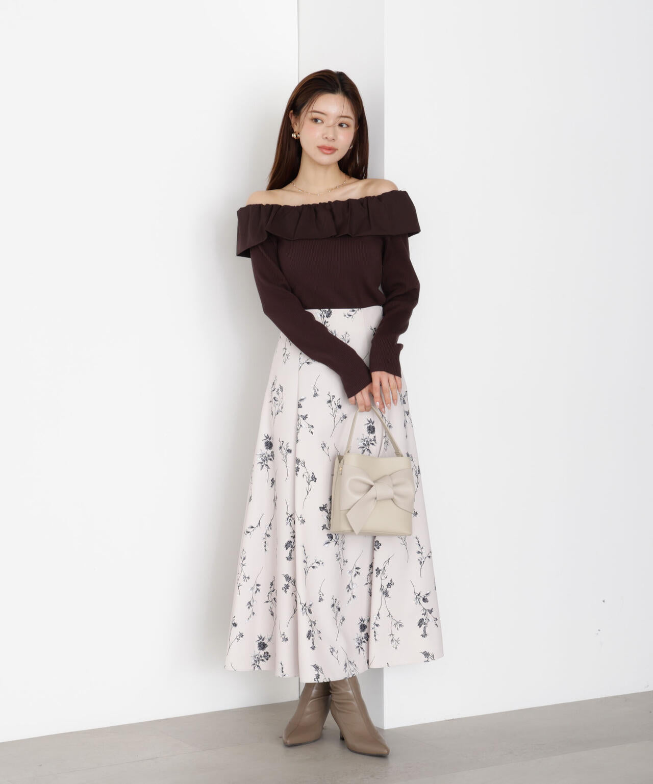 【松川星さん着用】Autumn Flower スカート