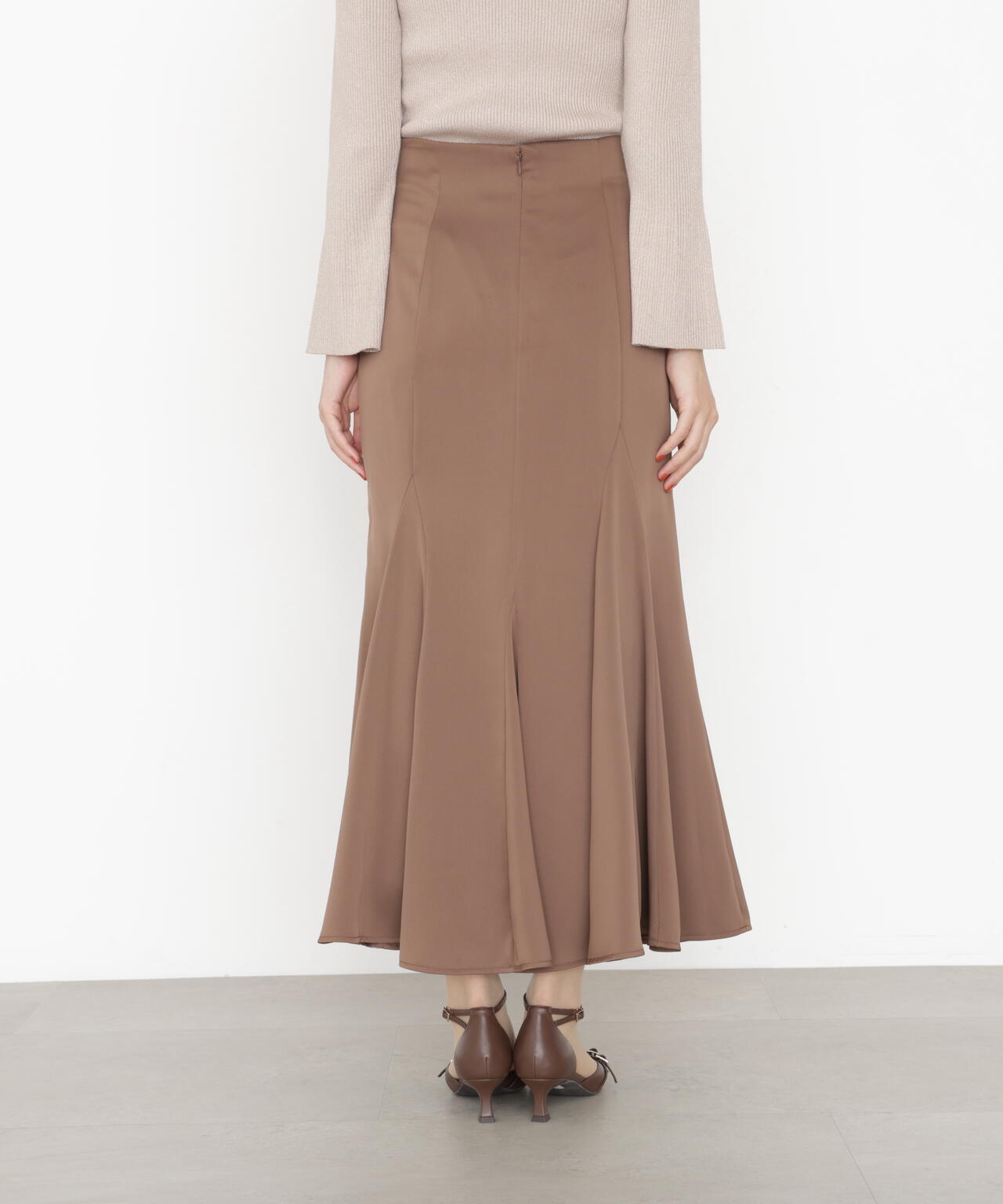 【松川星さん着用】グロッシーレディマーメイドスカート