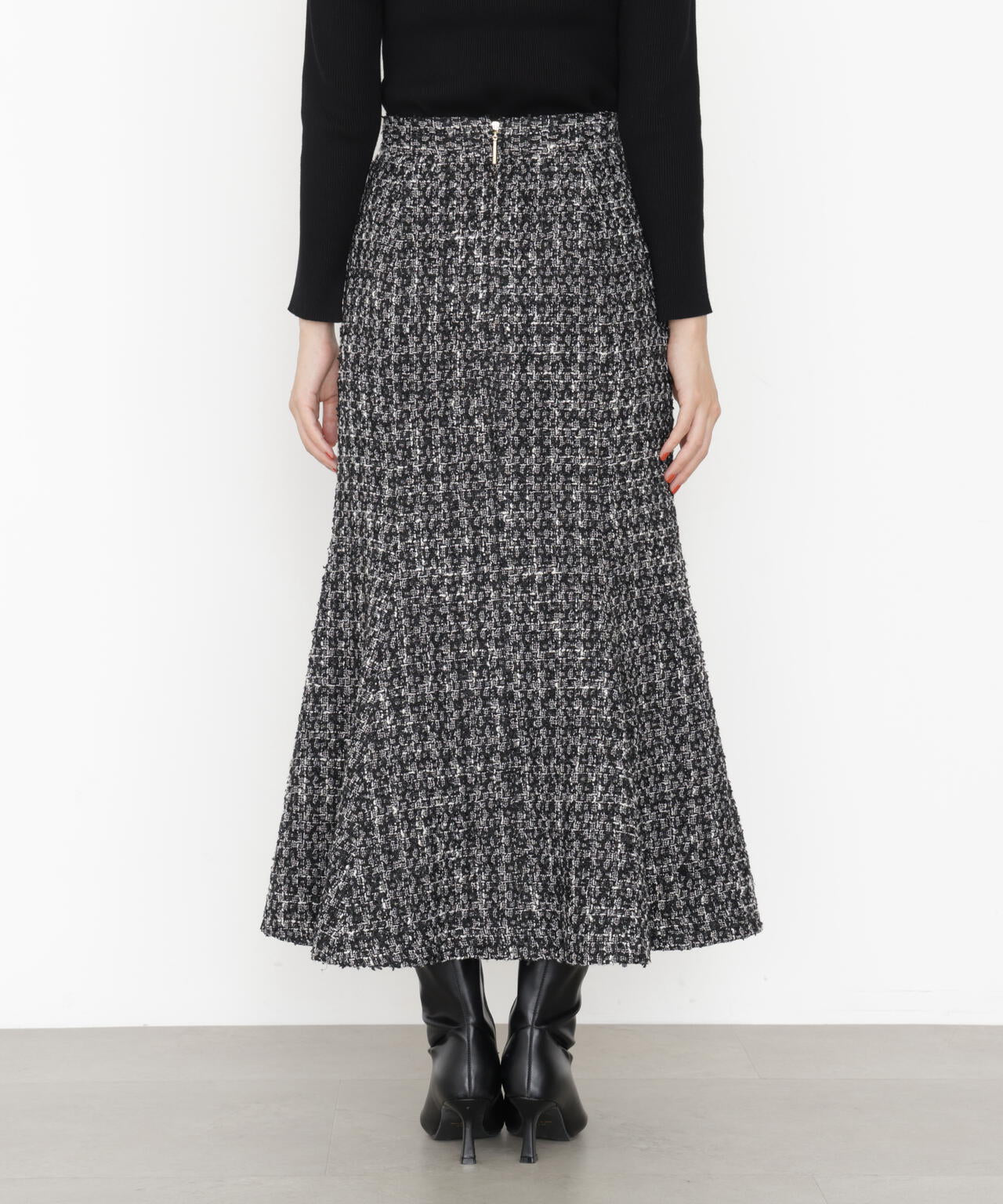 ラメツイードマーメイドスカート