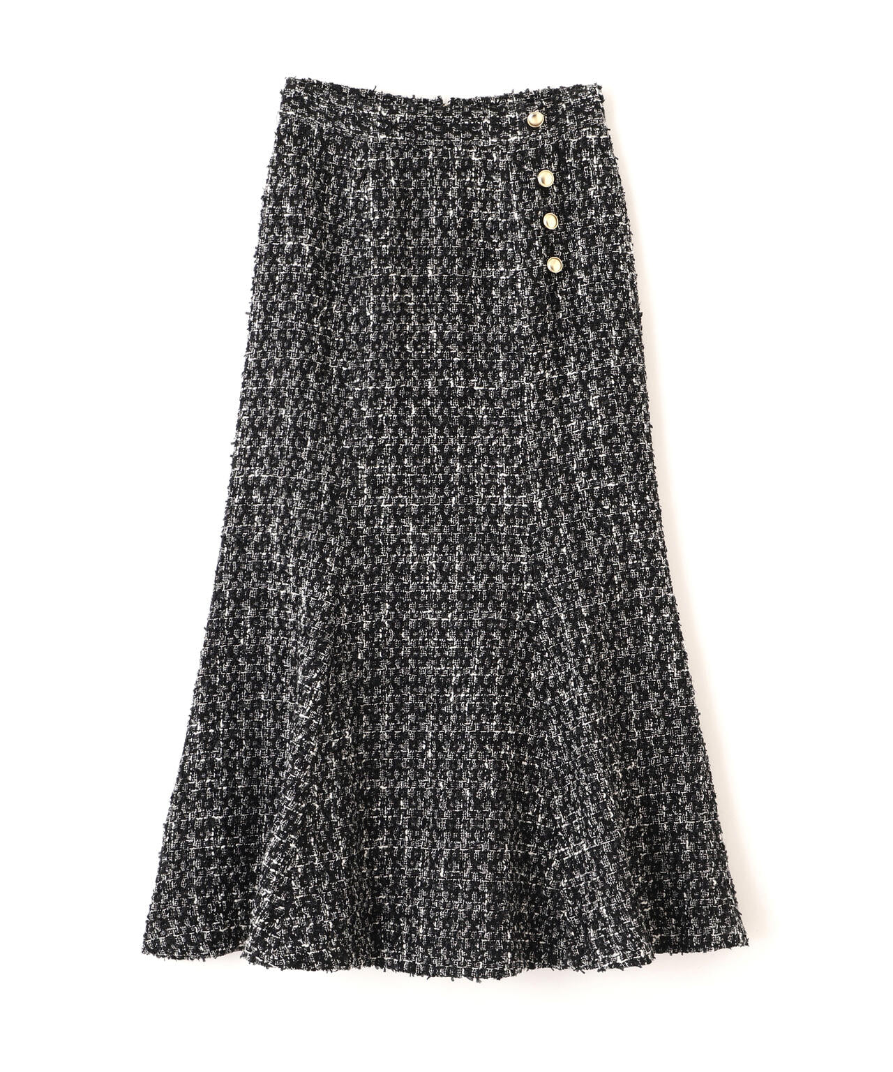 ラメツイードマーメイドスカート