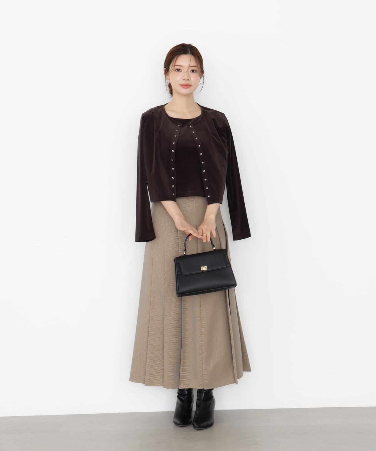 【松川星さん着用】オータムプリーツスカート