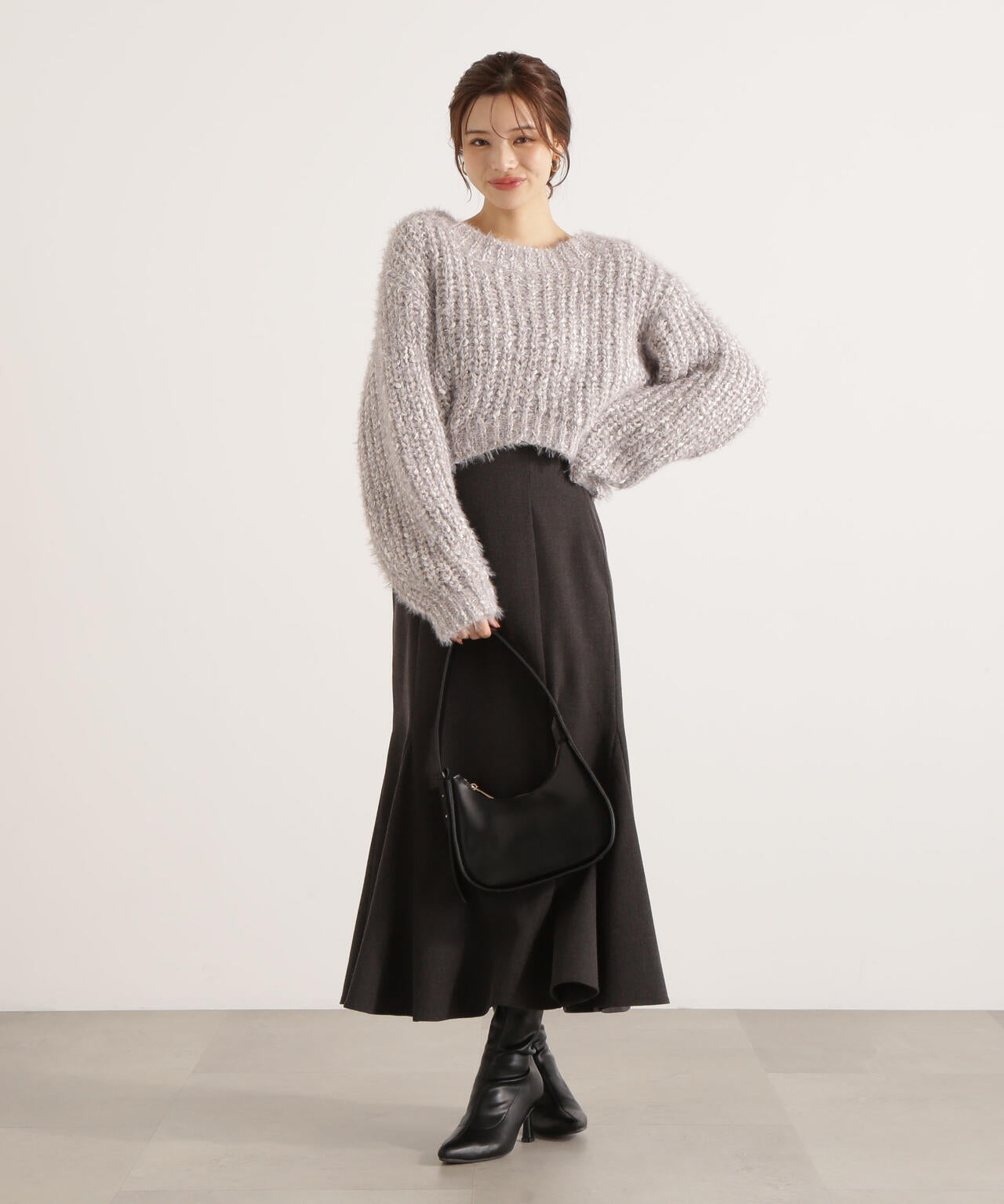 <ウォッシャブル>ハイウエストマーメイドスカート