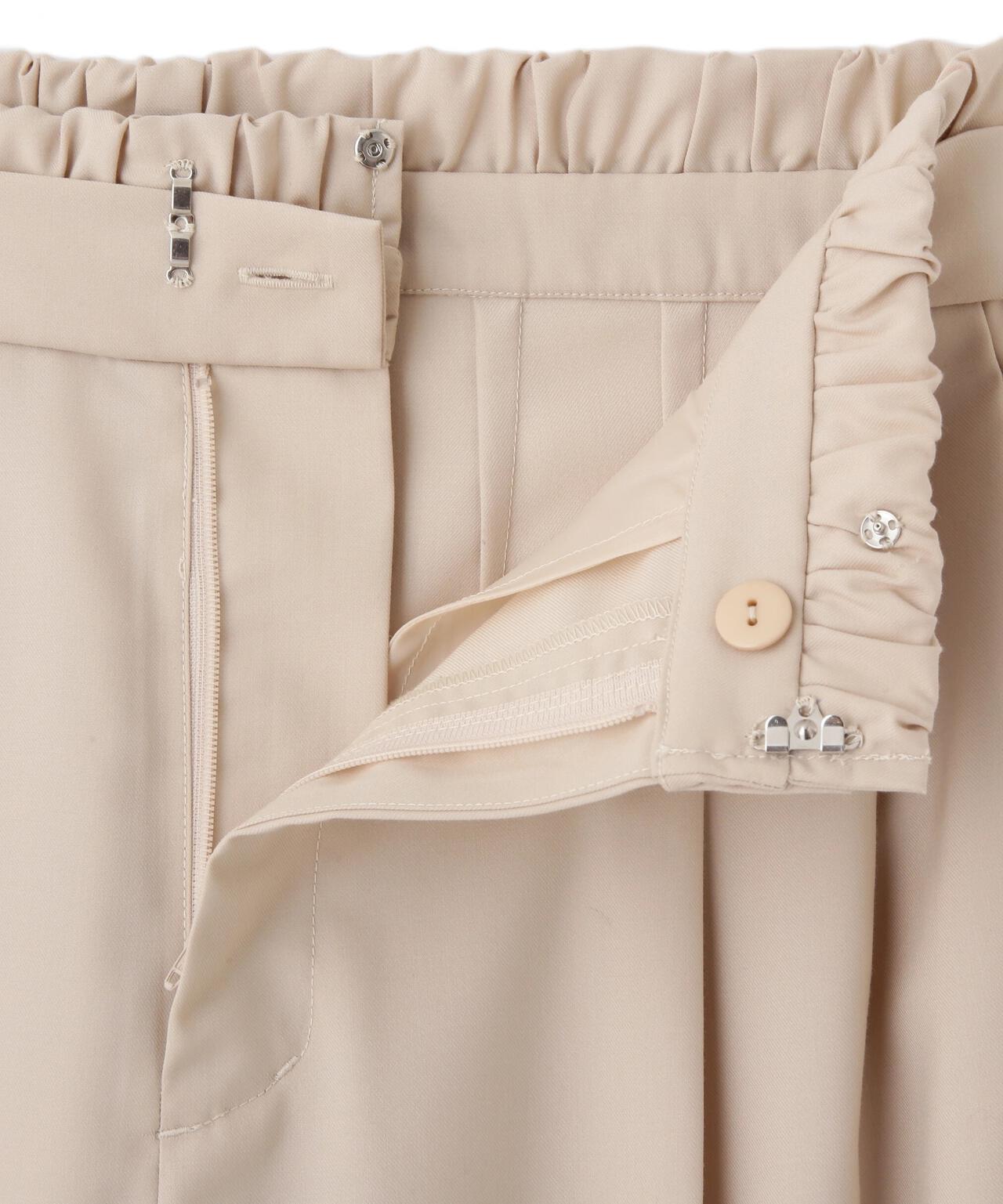 レイヤード風イージーパンツ