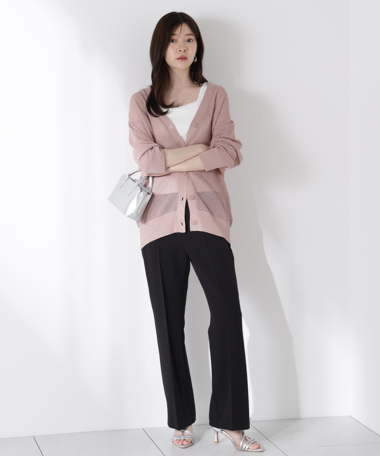 美脚フレアーパンツ