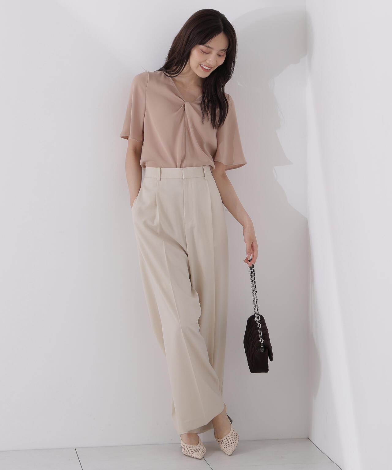ベーシックワイドパンツ