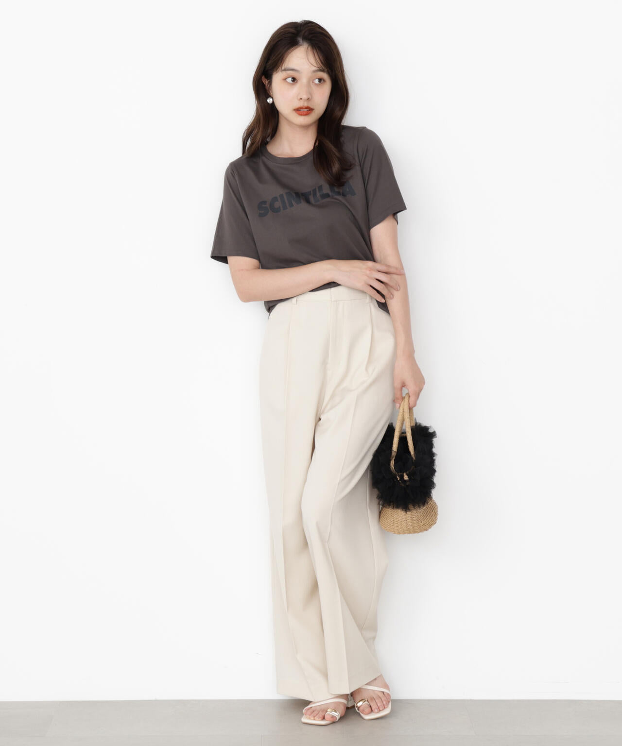 ベーシックワイドパンツ