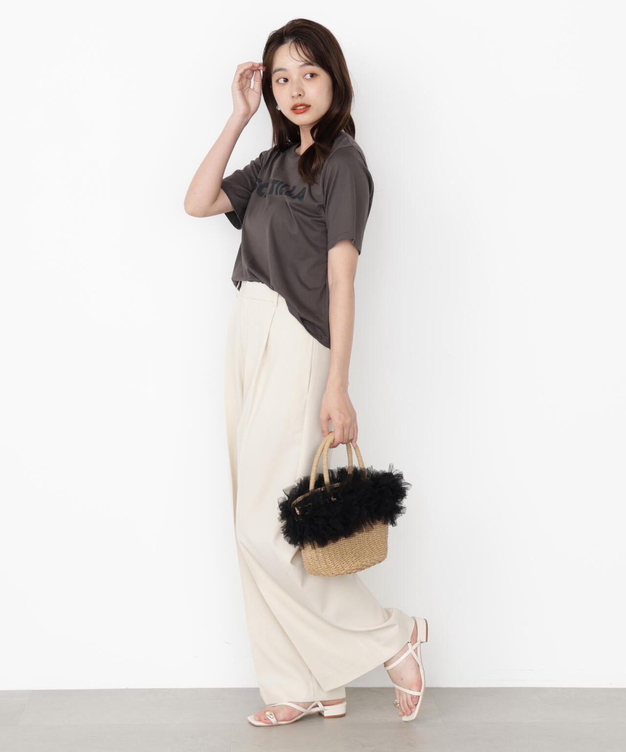 ベーシックワイドパンツ