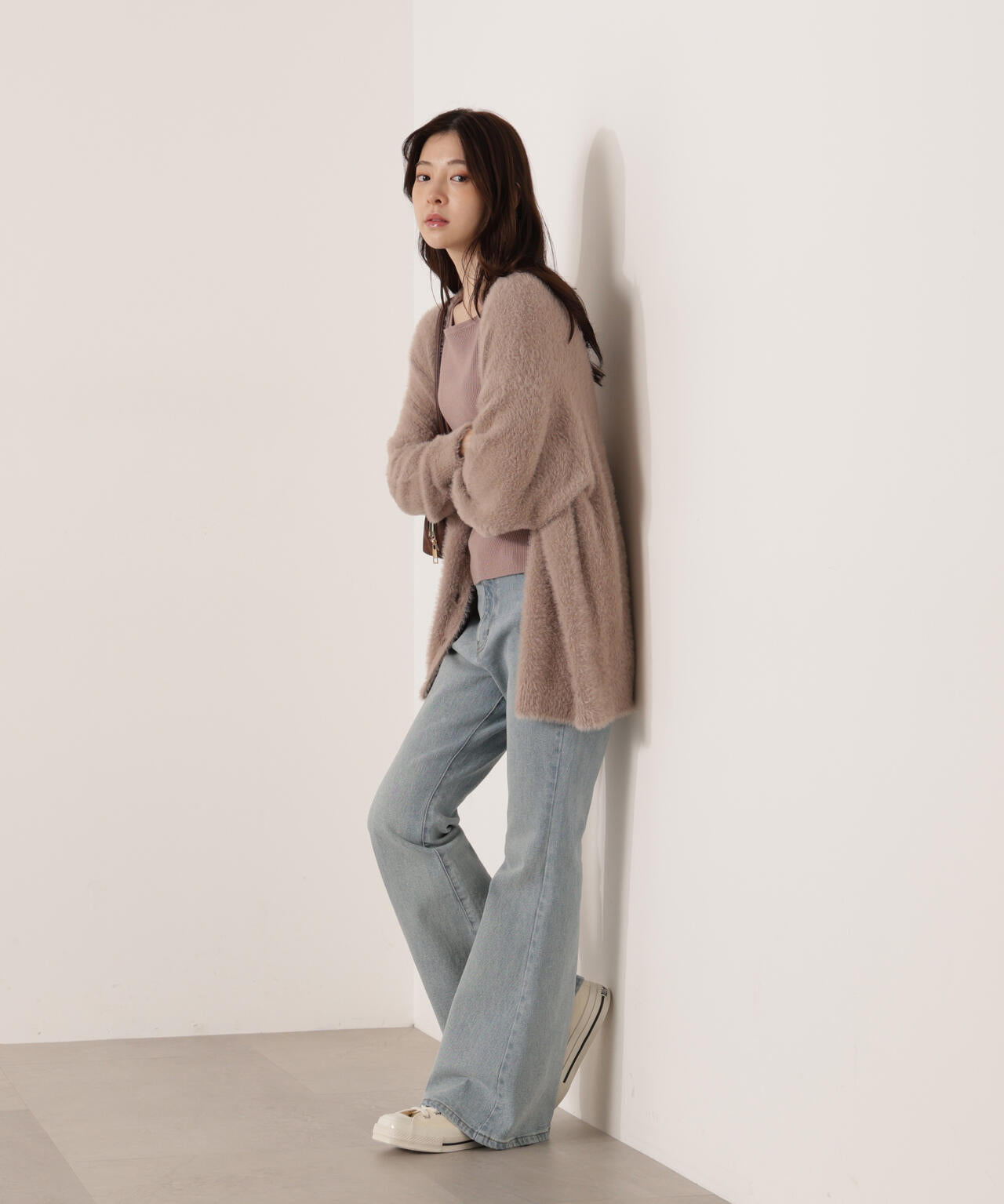 【青島心さん着用】【松川星さん着用】フレアデニムパンツ