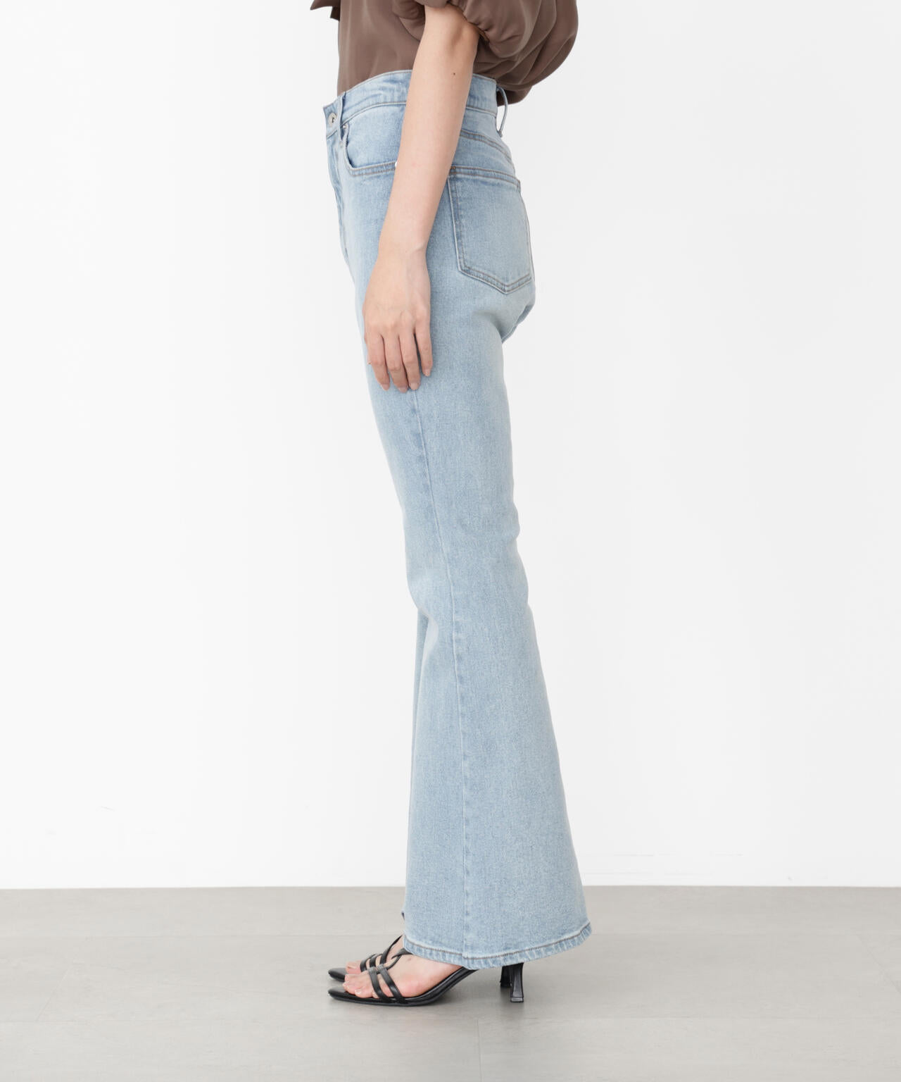 【青島心さん着用】【松川星さん着用】フレアデニムパンツ
