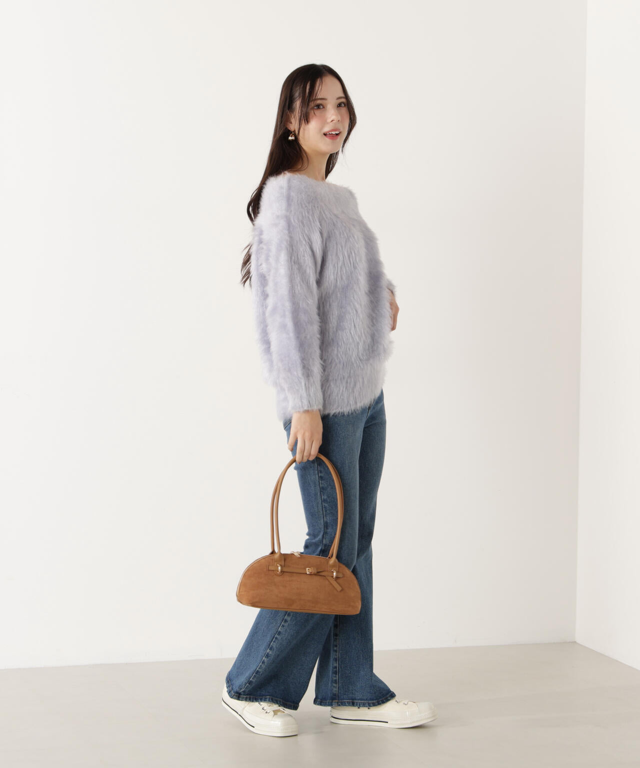 【青島心さん着用】【松川星さん着用】フレアデニムパンツ