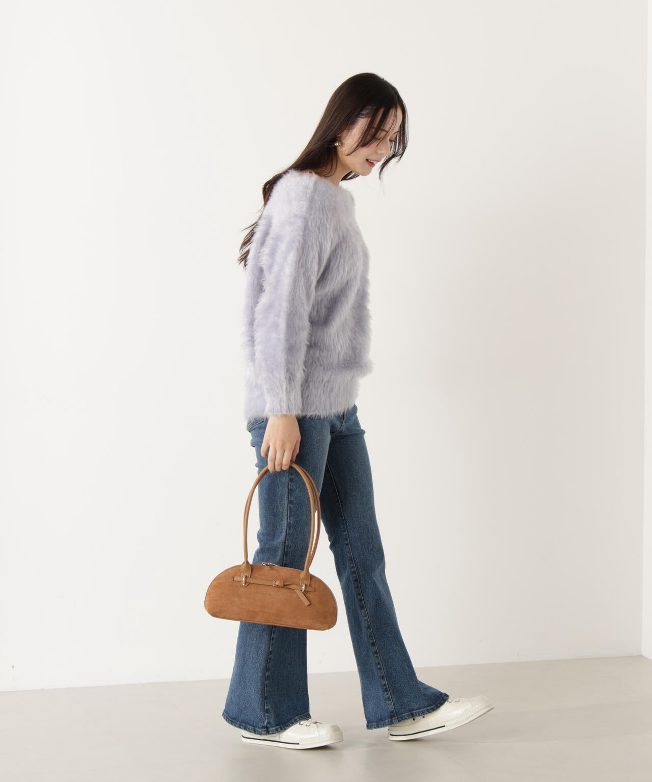 【青島心さん着用】【松川星さん着用】フレアデニムパンツ