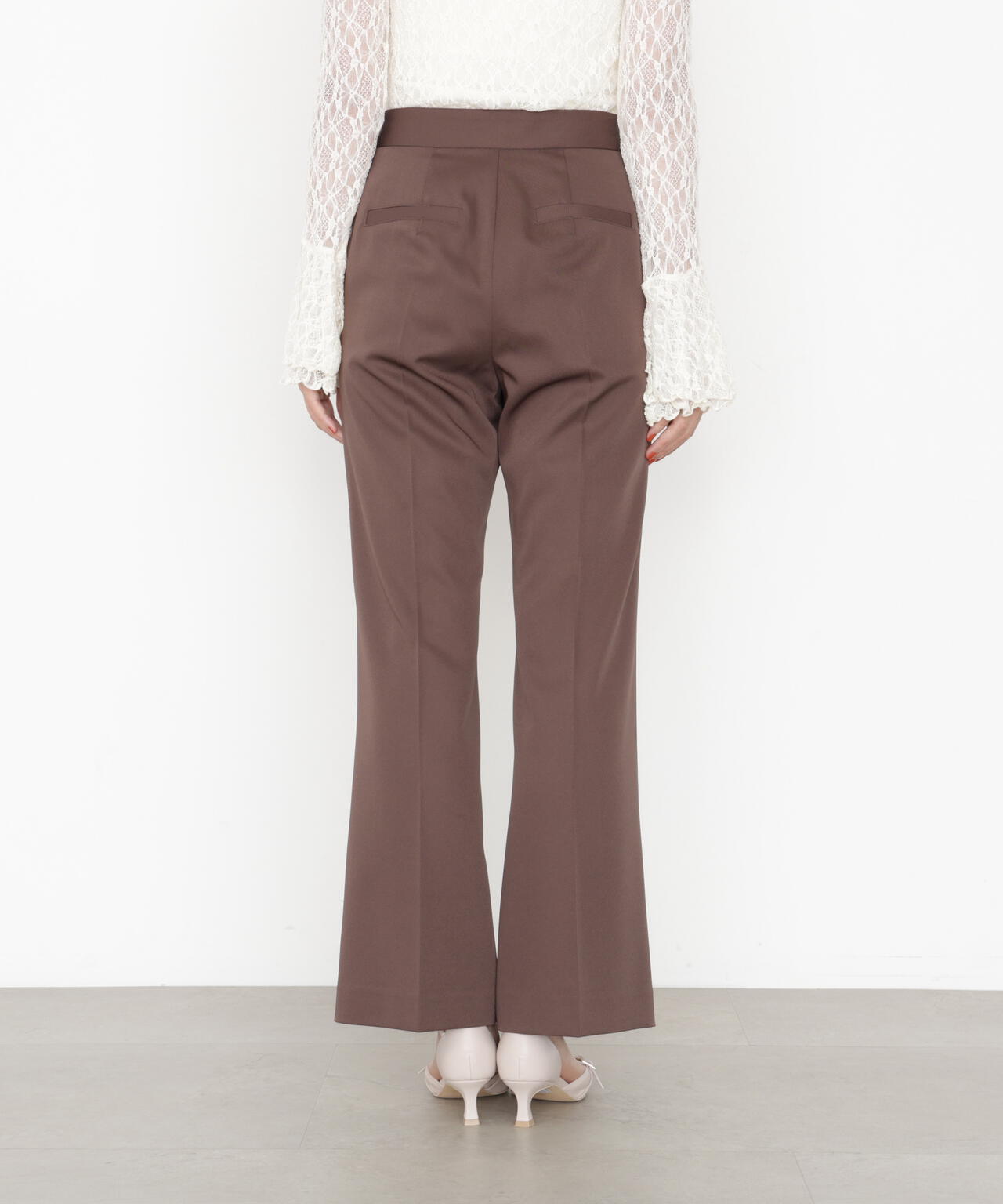 【松川星さん着用】美ラインフレアパンツ