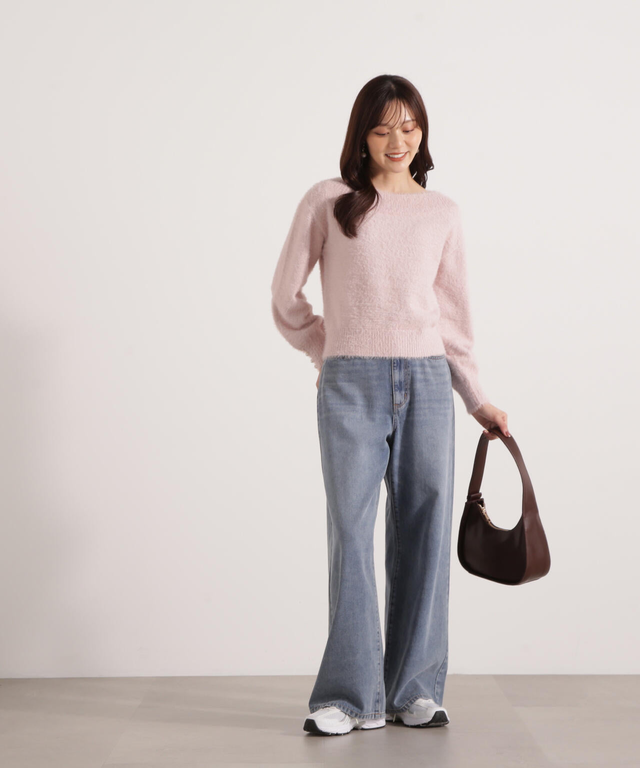 【加藤栞さん着用】バギーデニムパンツ